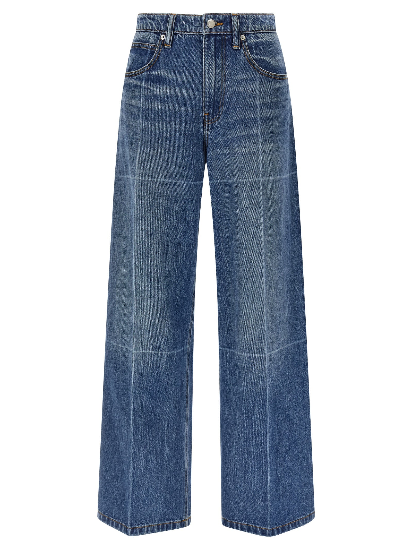 DENIM X ALEXANDER WANG Blue Cotton Jeans Women's Denim
