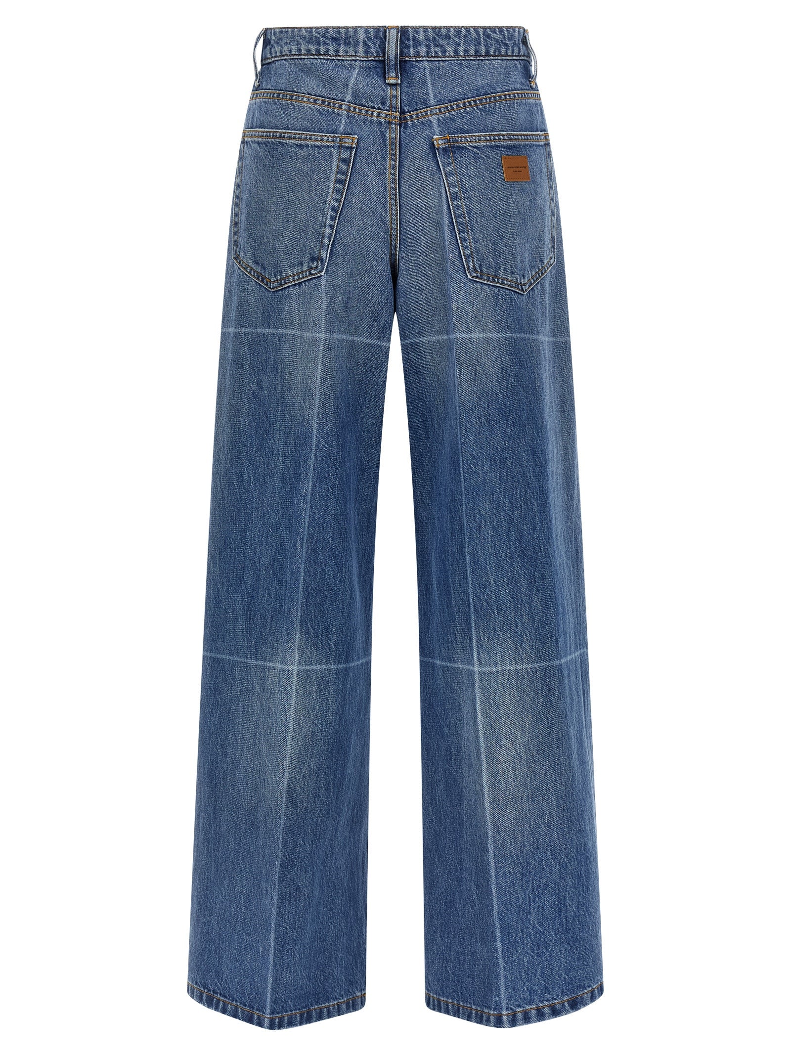 DENIM X ALEXANDER WANG Blue Cotton Jeans Women's Denim