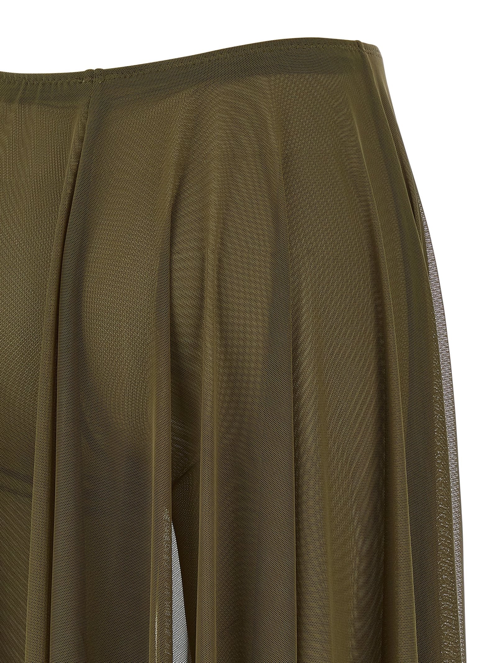 Norma Kamali Bicolor Polyamide Mini Women's Skirt
