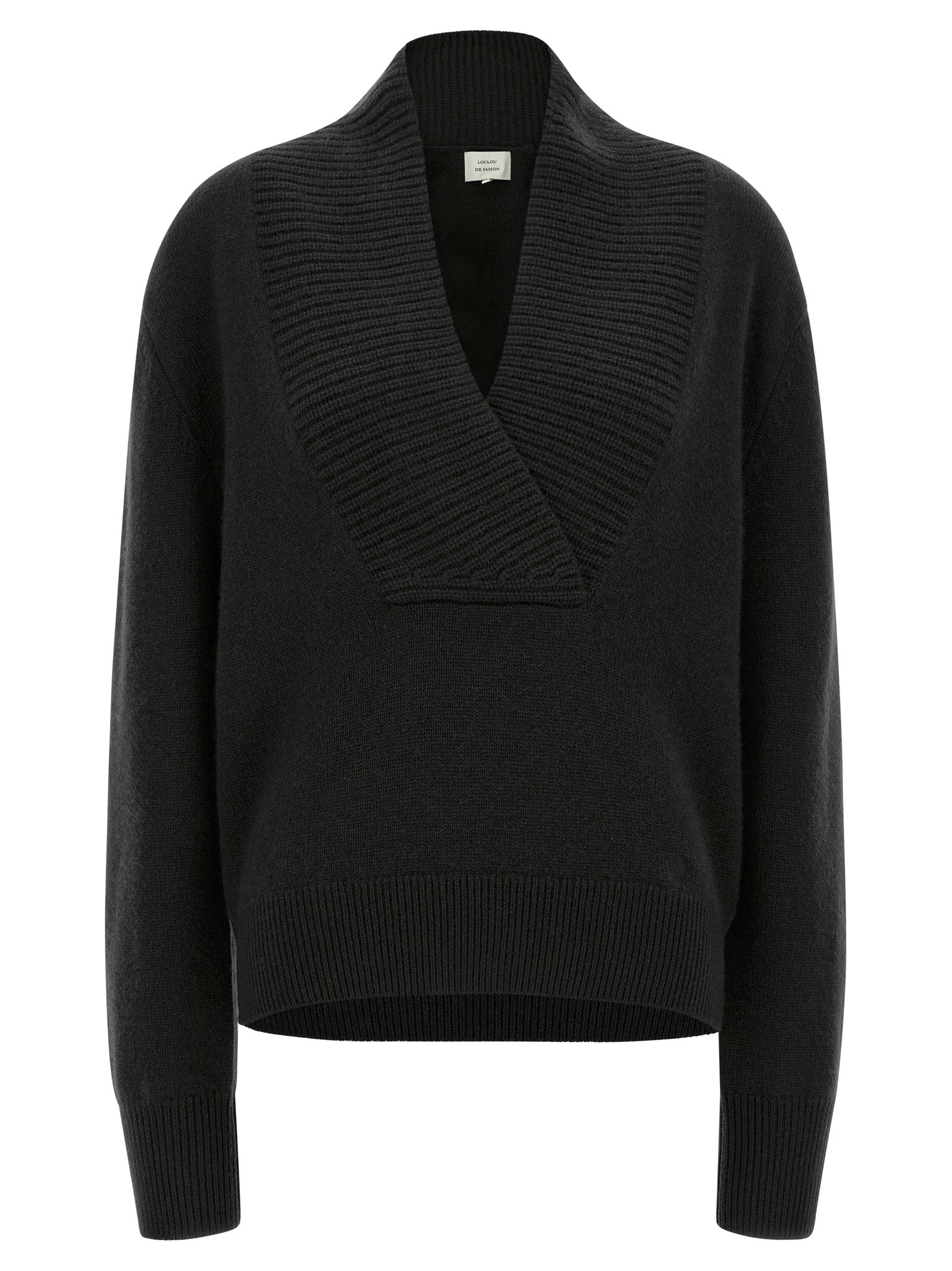 Loulou De Saison Black Cashmere Women's Cardigan