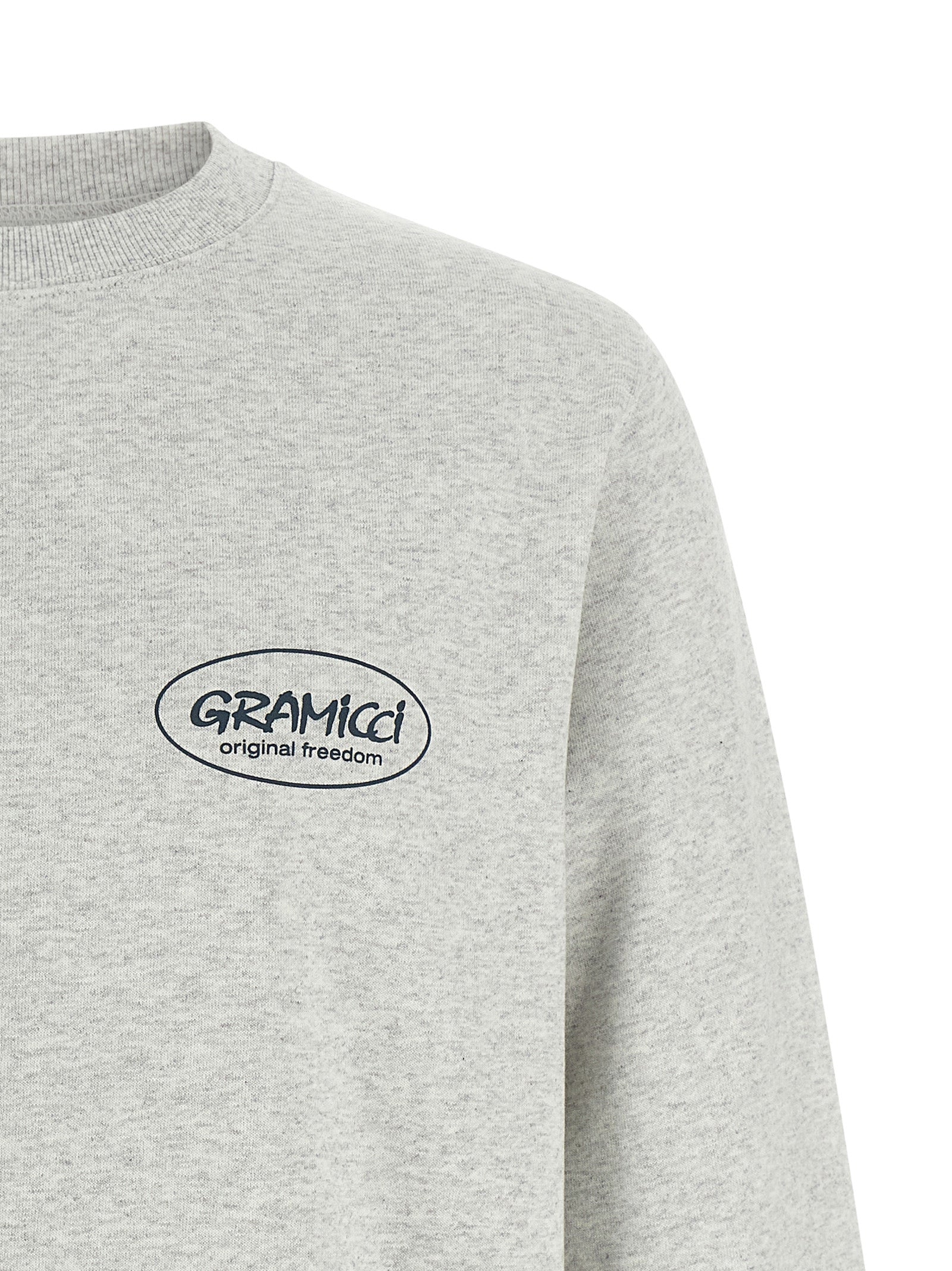 Gramicci Gray Cotton Men's Sweatshirt