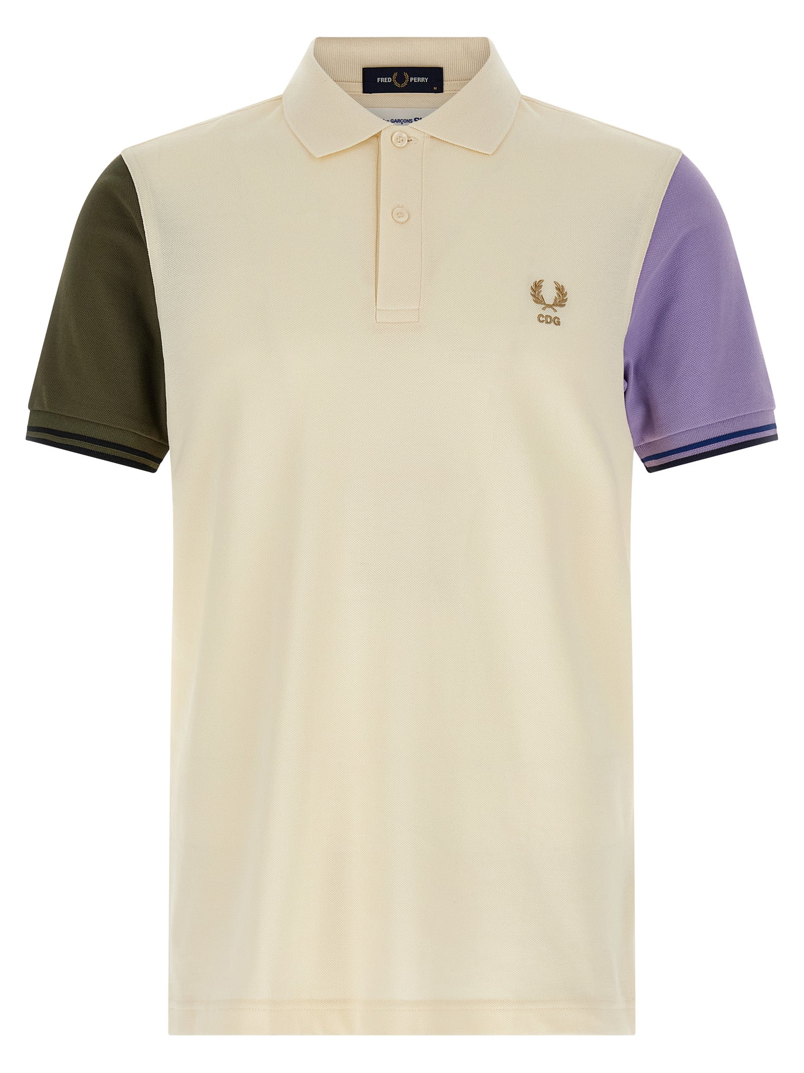 Comme Des Garçons White Cotton Polo Men's Shirt