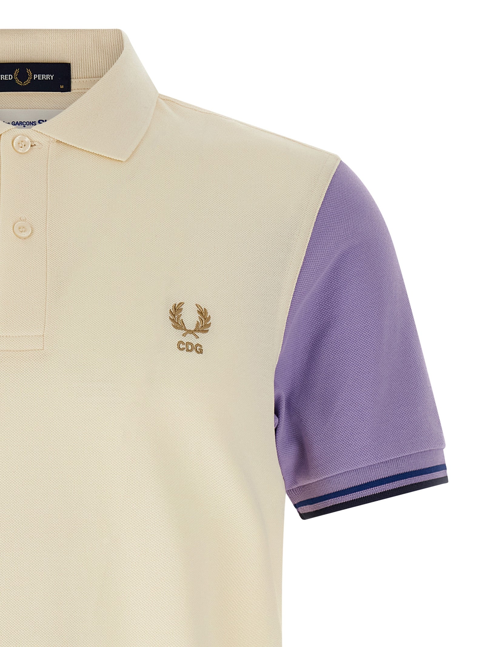 Comme Des Garçons White Cotton Polo Men's Shirt
