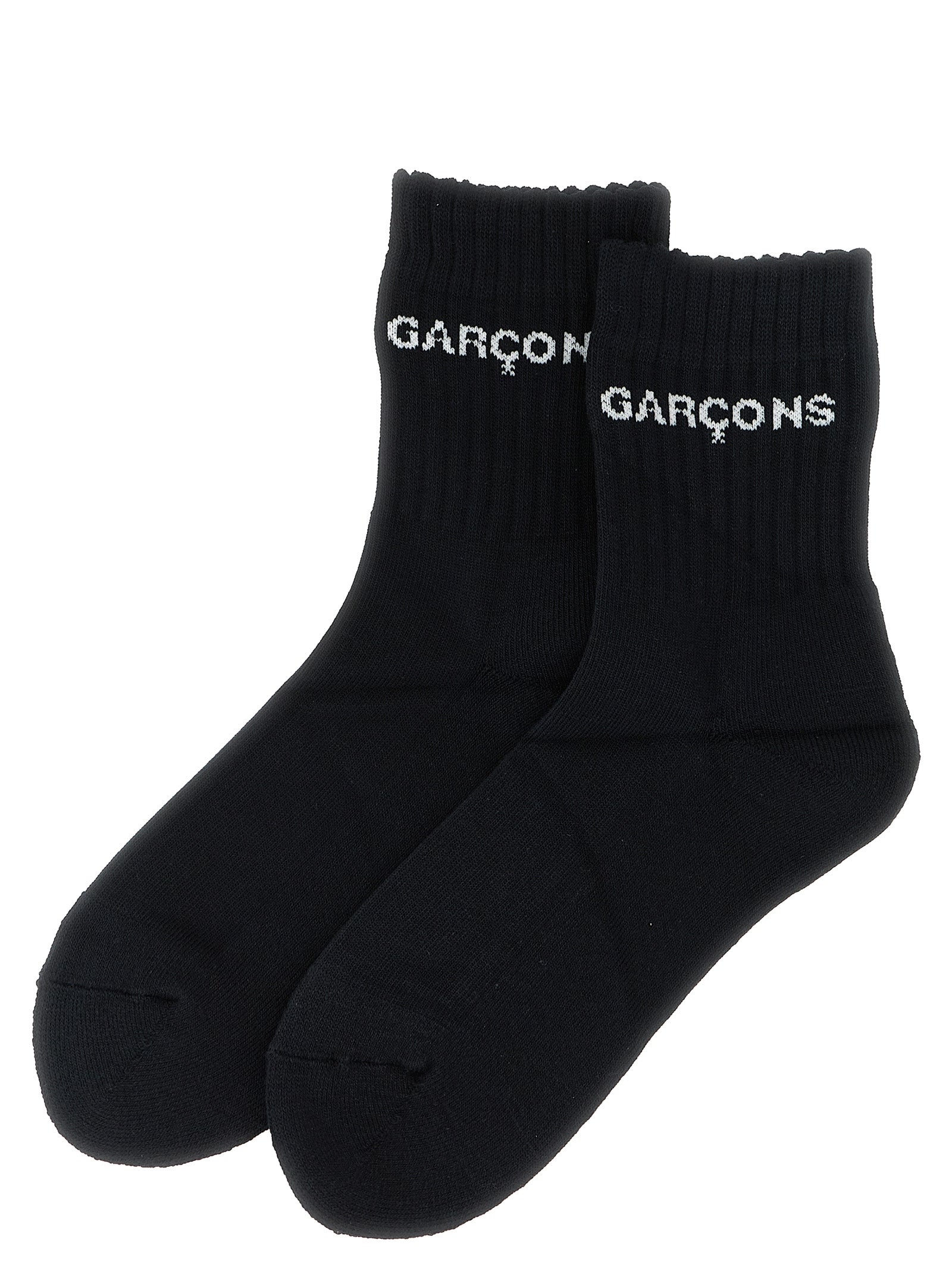 Comme Des Garçons Bicolor Cotton Men's Socks