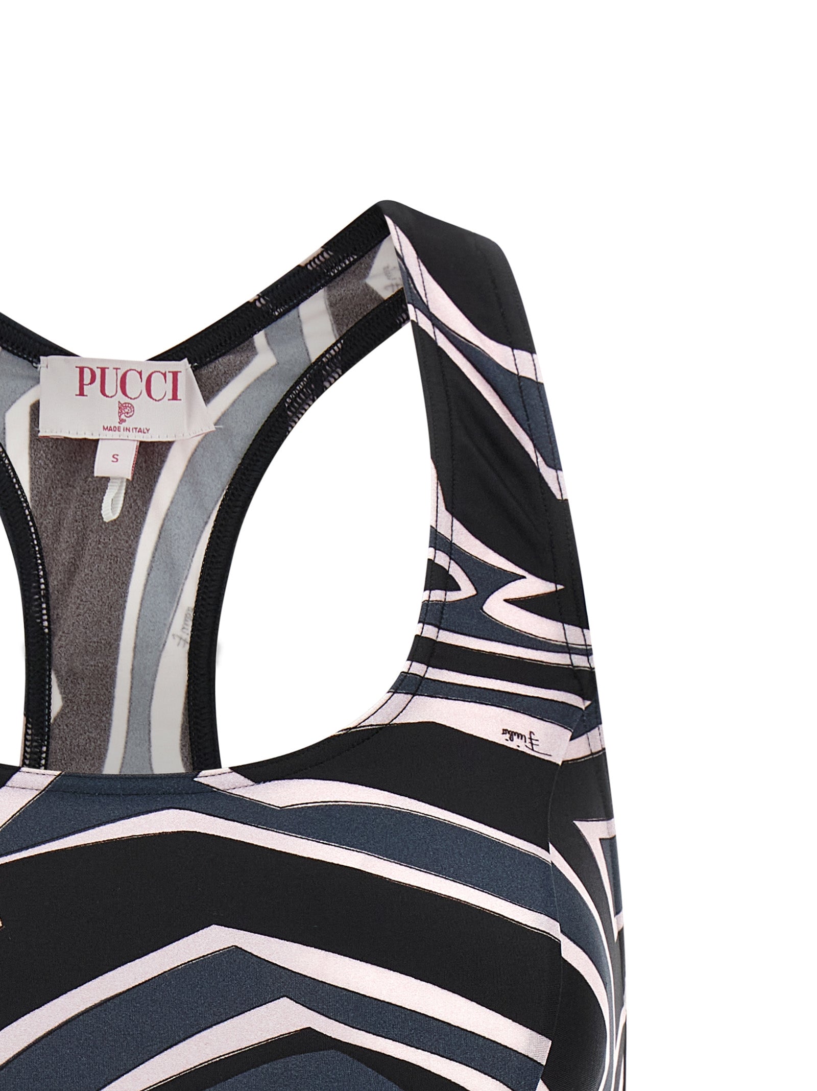 Emilio Pucci Black Polyamide Sport Women's Bra