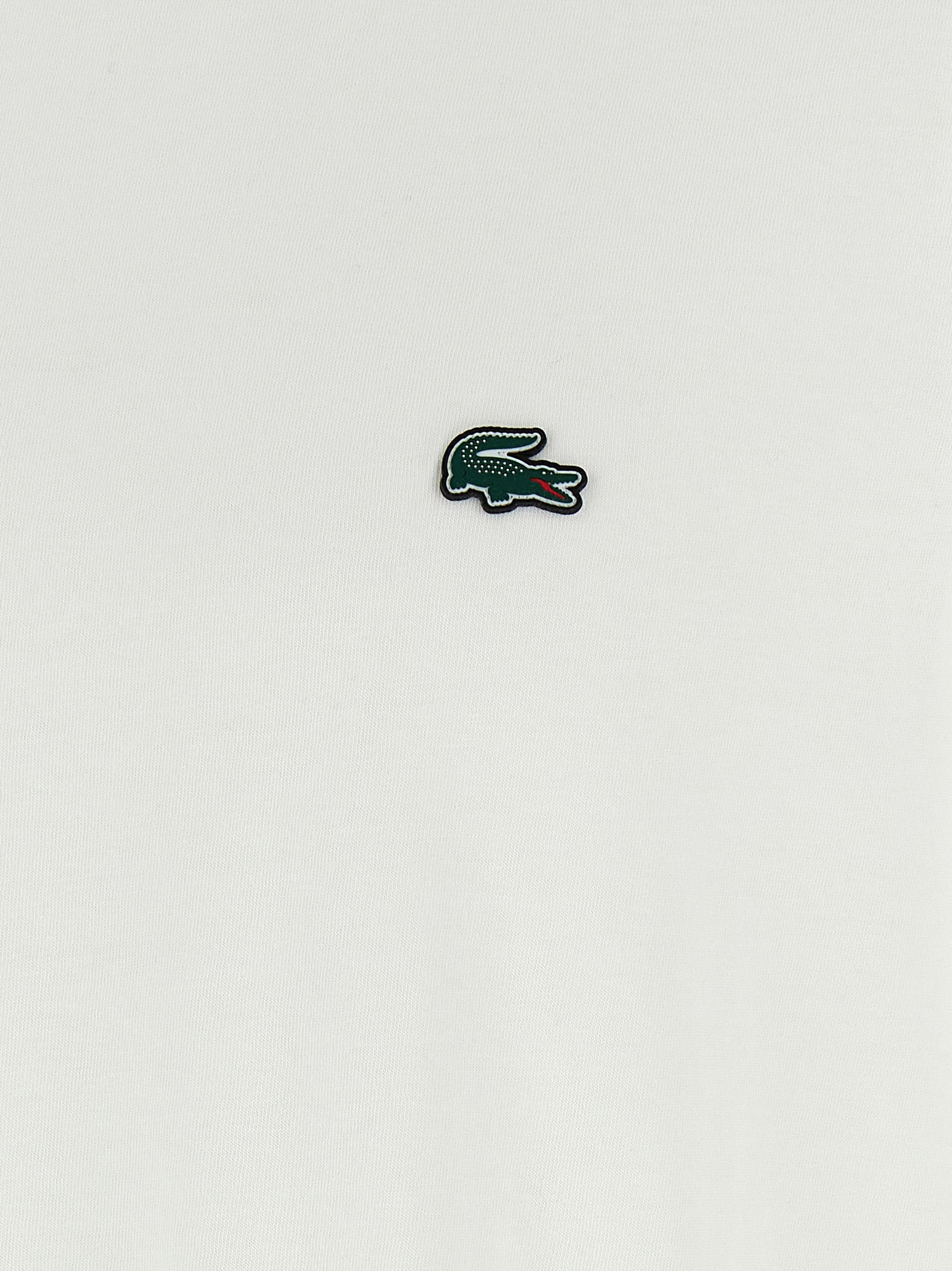 Lacoste White Cotton Men's T-Shirt