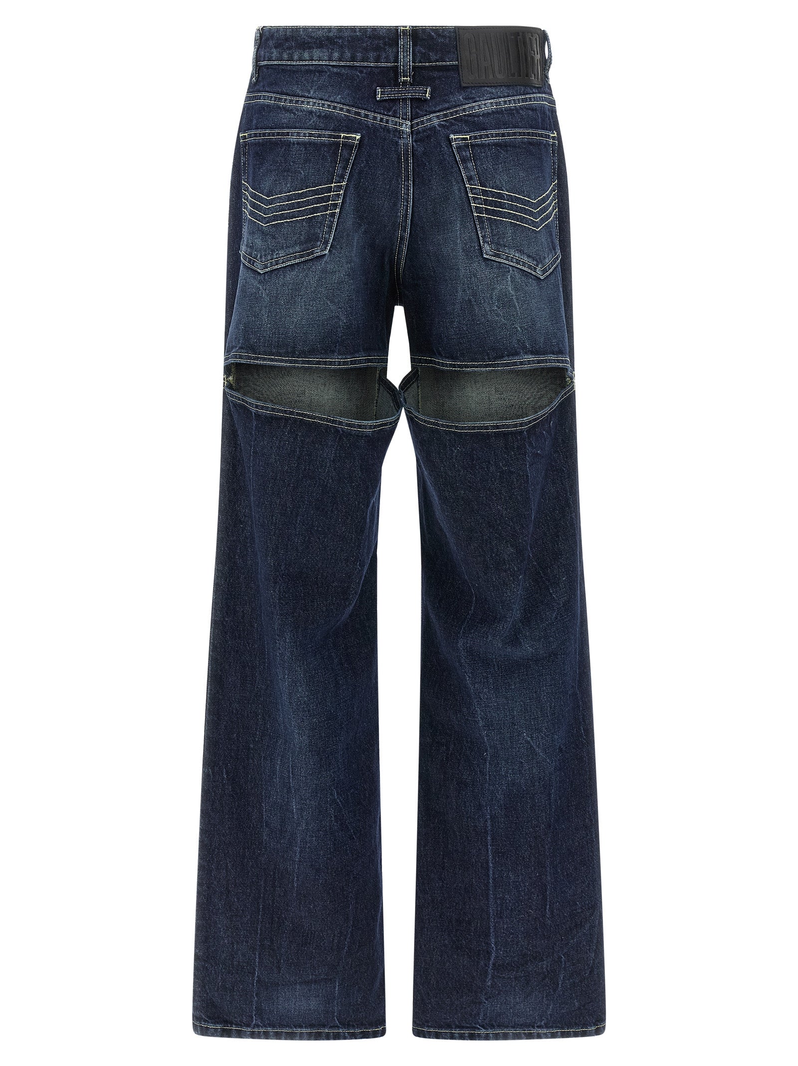 Jean Paul Gaultier Blue Cotton Jeans Women's Denim
