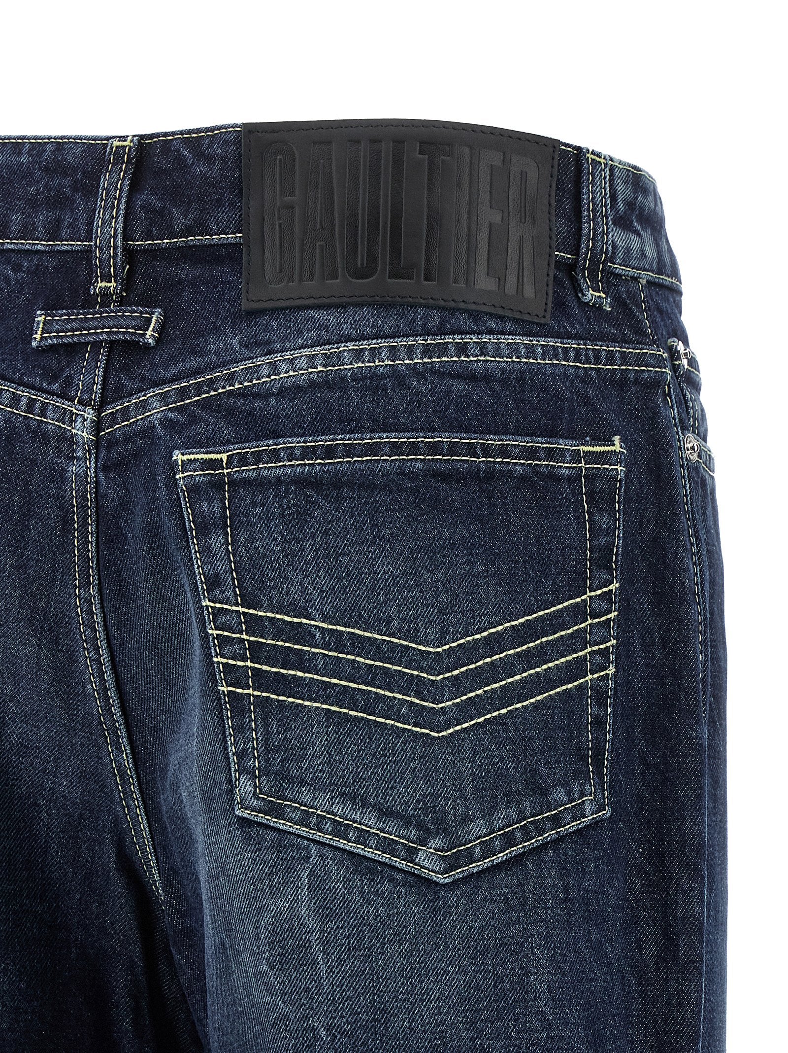 Jean Paul Gaultier Blue Cotton Jeans Women's Denim