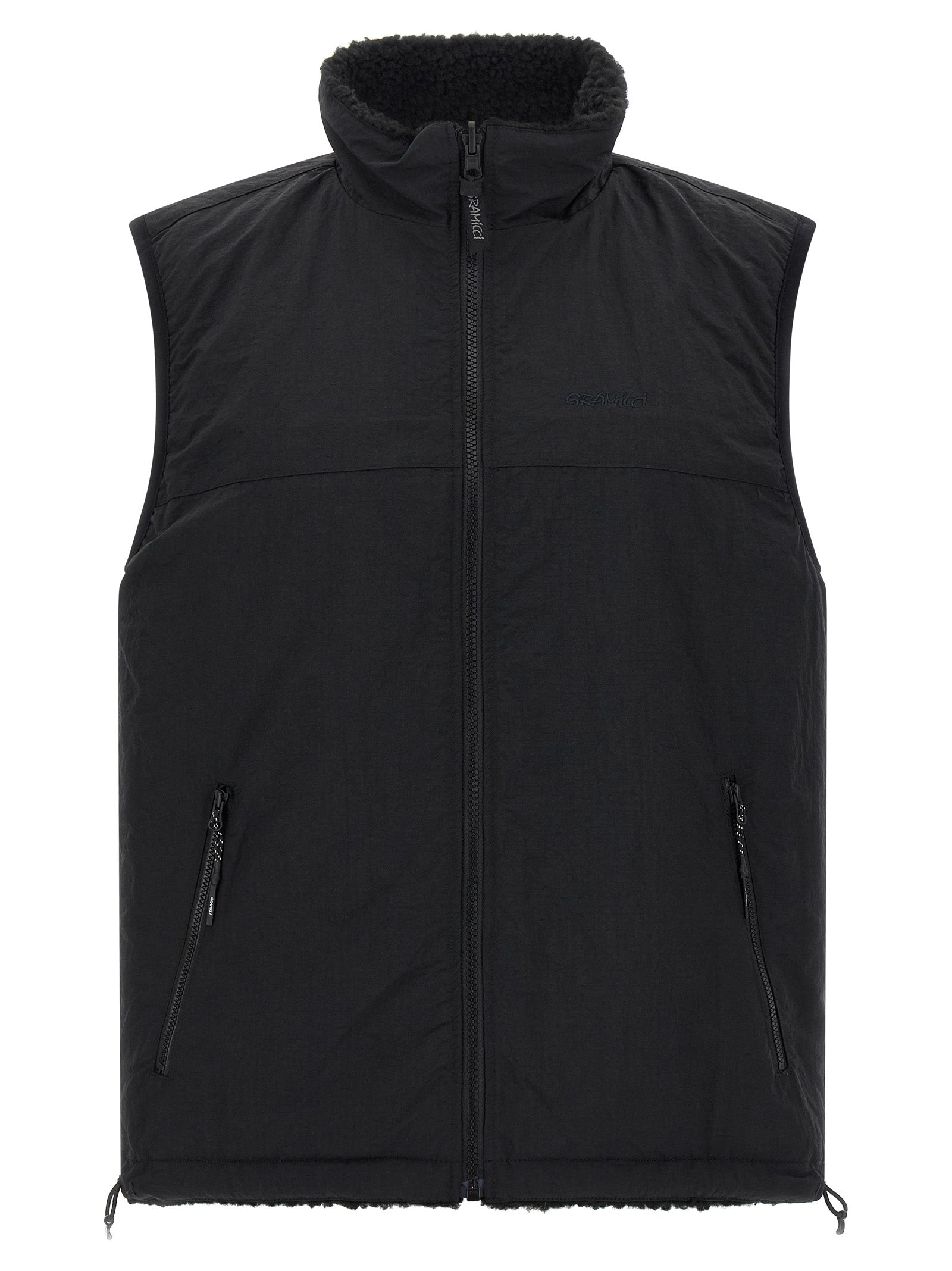 Gramicci Black Polyester Sleeveless Men's Jacket
