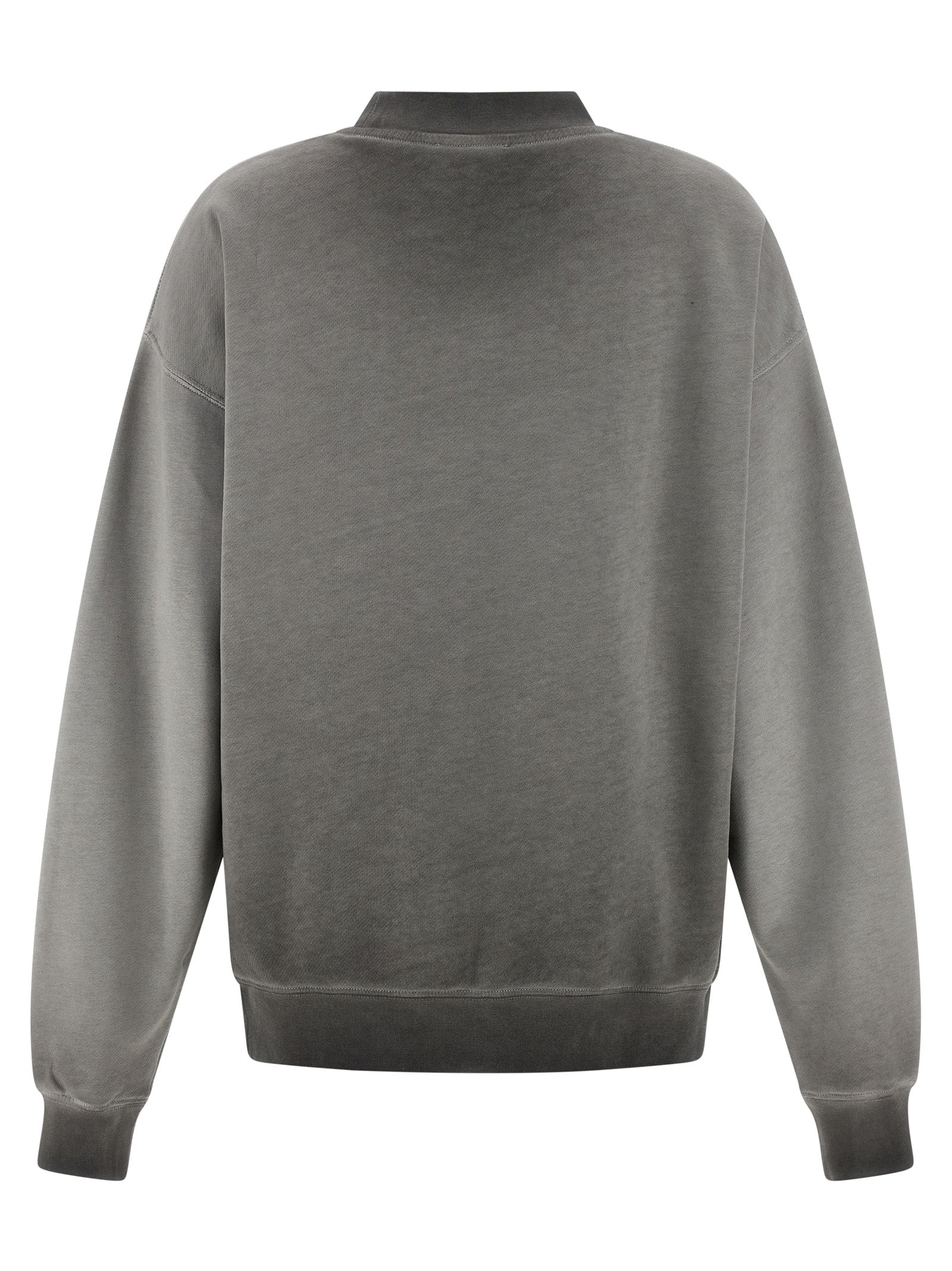 Off-White Gray Cotton Women's Sweatshirt