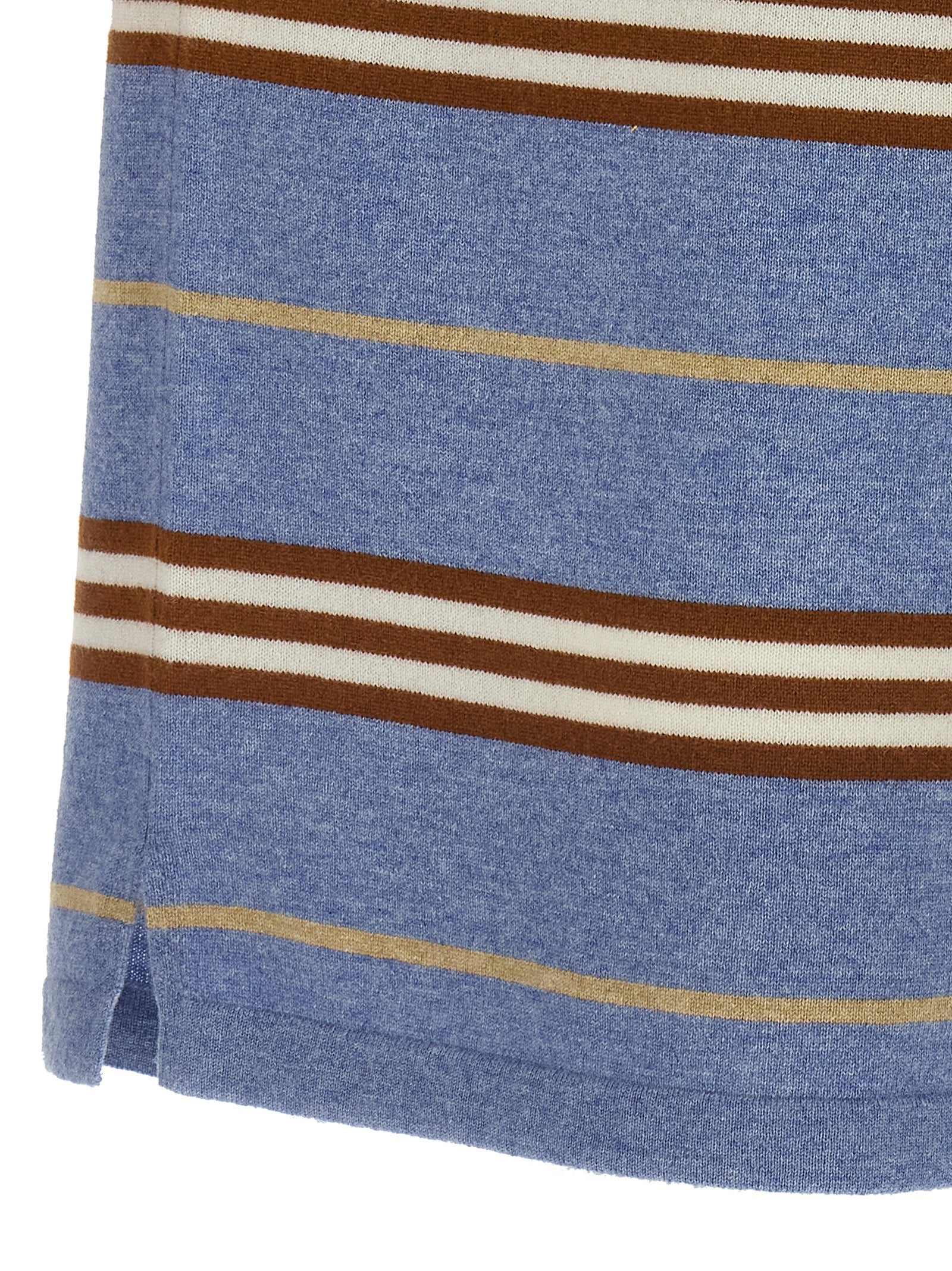 Guest in Residence Blue Cashmere Polo Women's Shirt