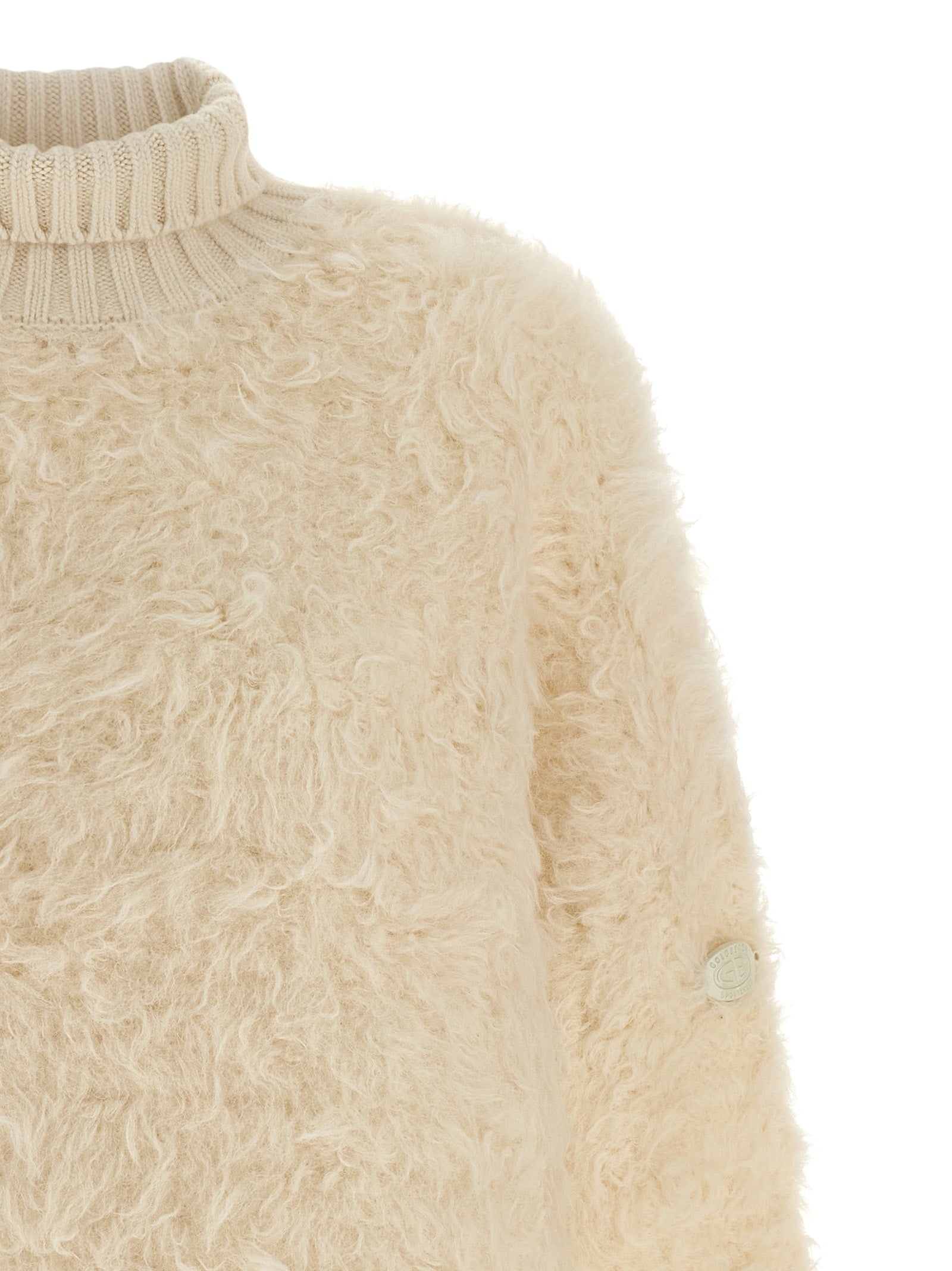 GOLDBERGH White Wool Women's Cardigan
