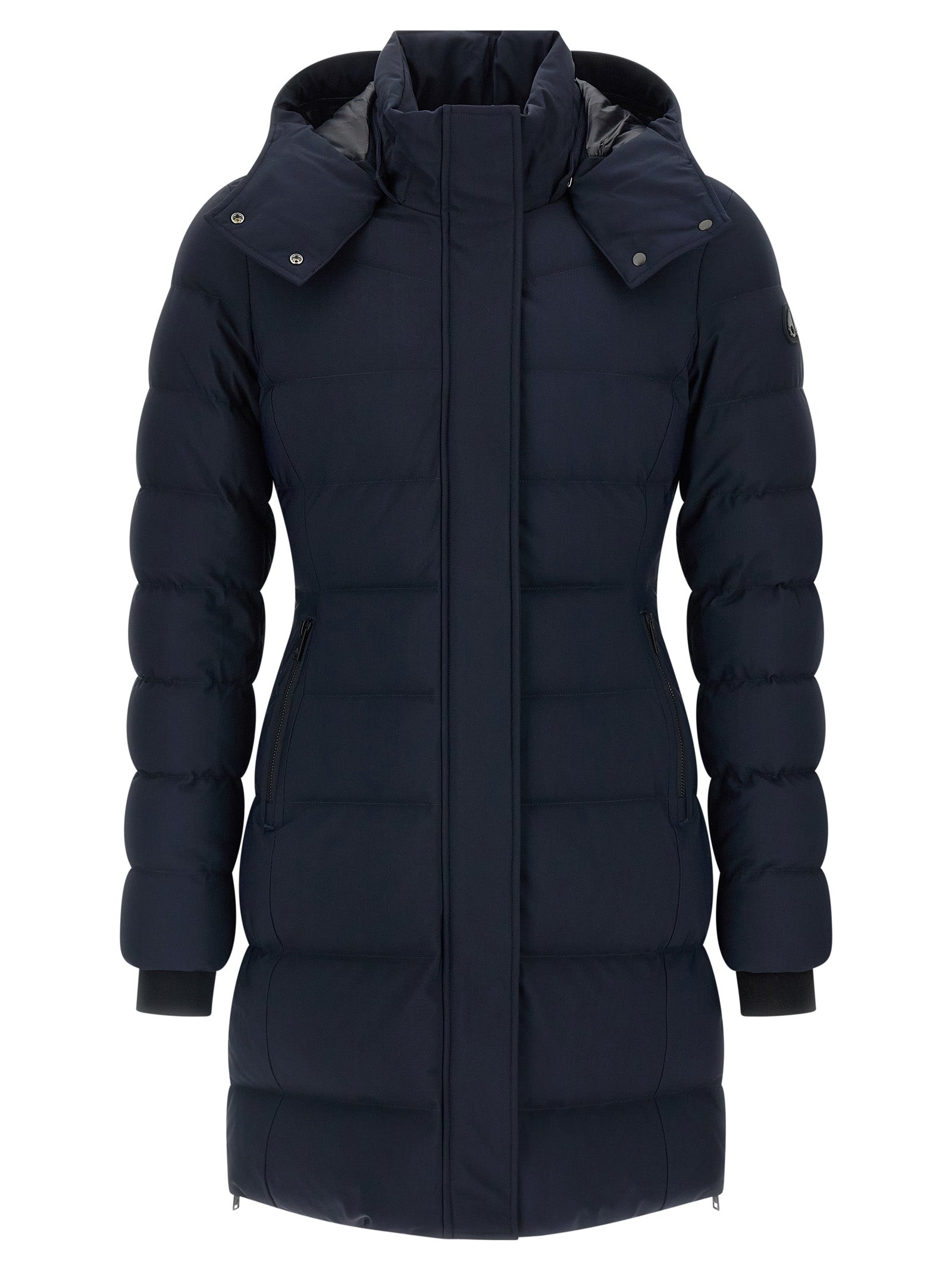 Moose Knuckles Blue Nylon Women's Parka