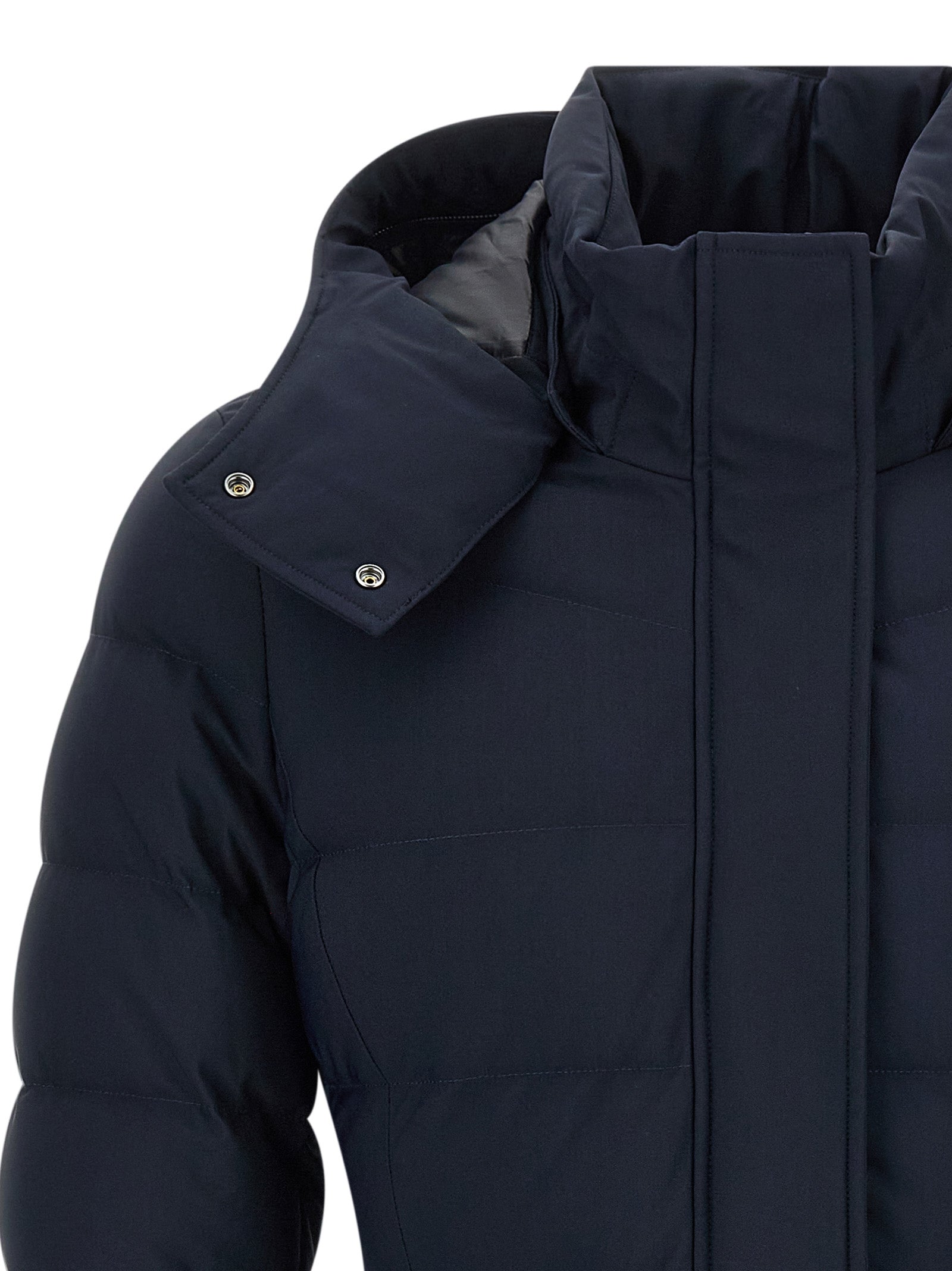 Moose Knuckles Blue Nylon Women's Parka