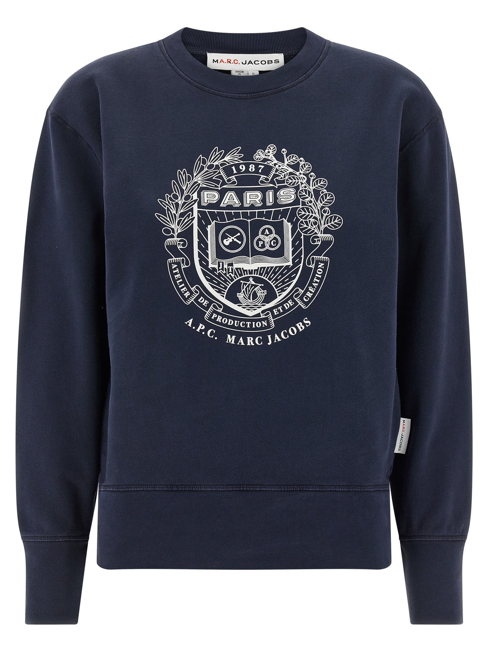 A.P.C. Blue Cotton Women's Sweatshirt