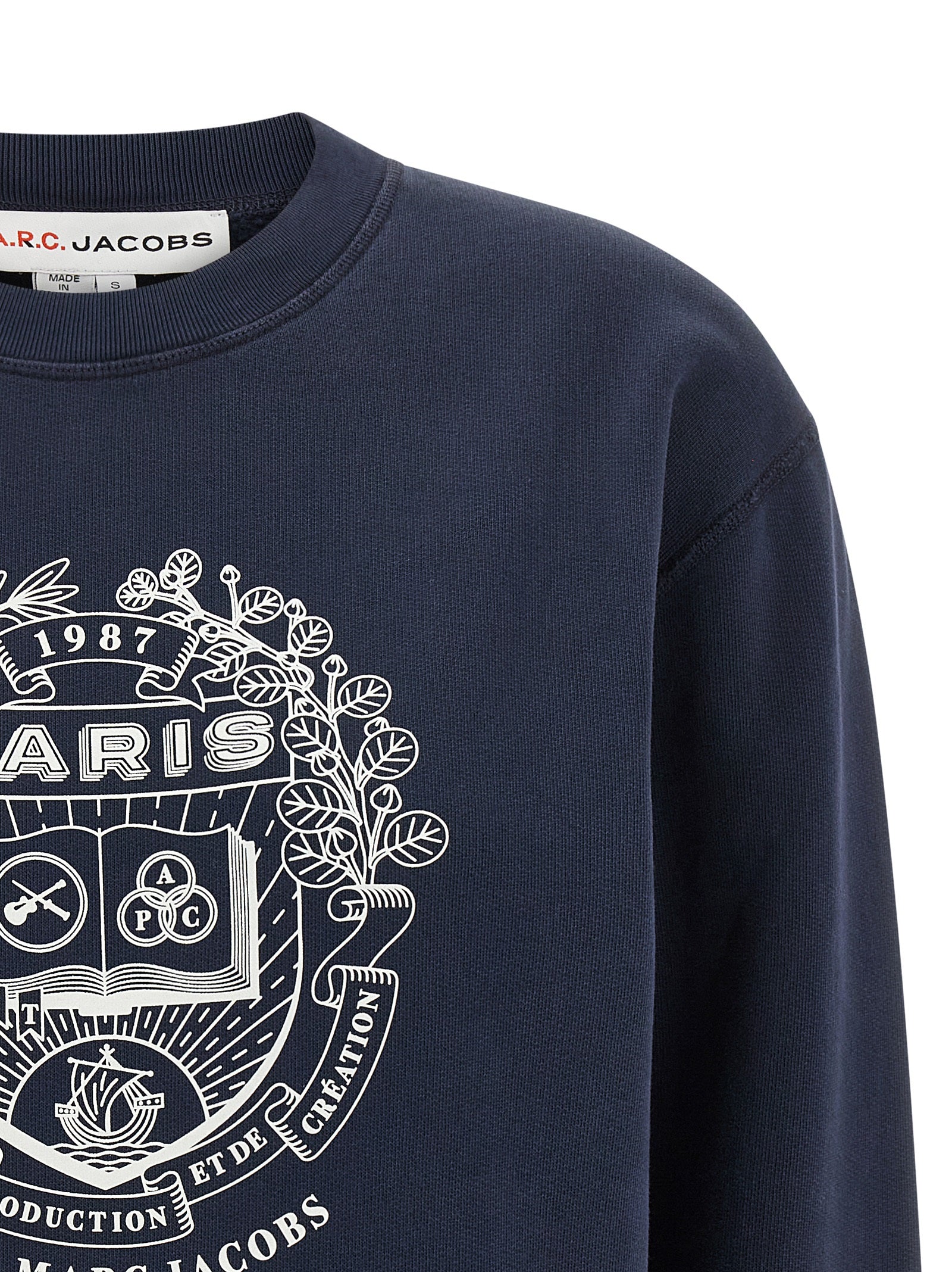 A.P.C. Blue Cotton Women's Sweatshirt