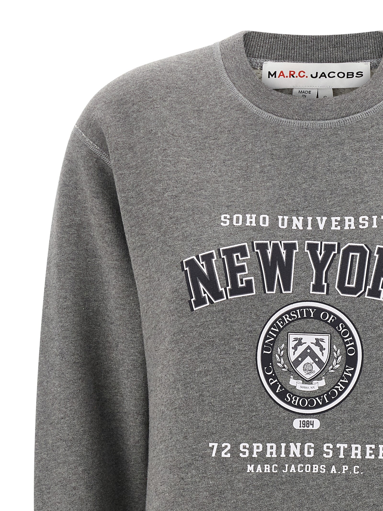 A.P.C. Gray Cotton Women's Sweatshirt