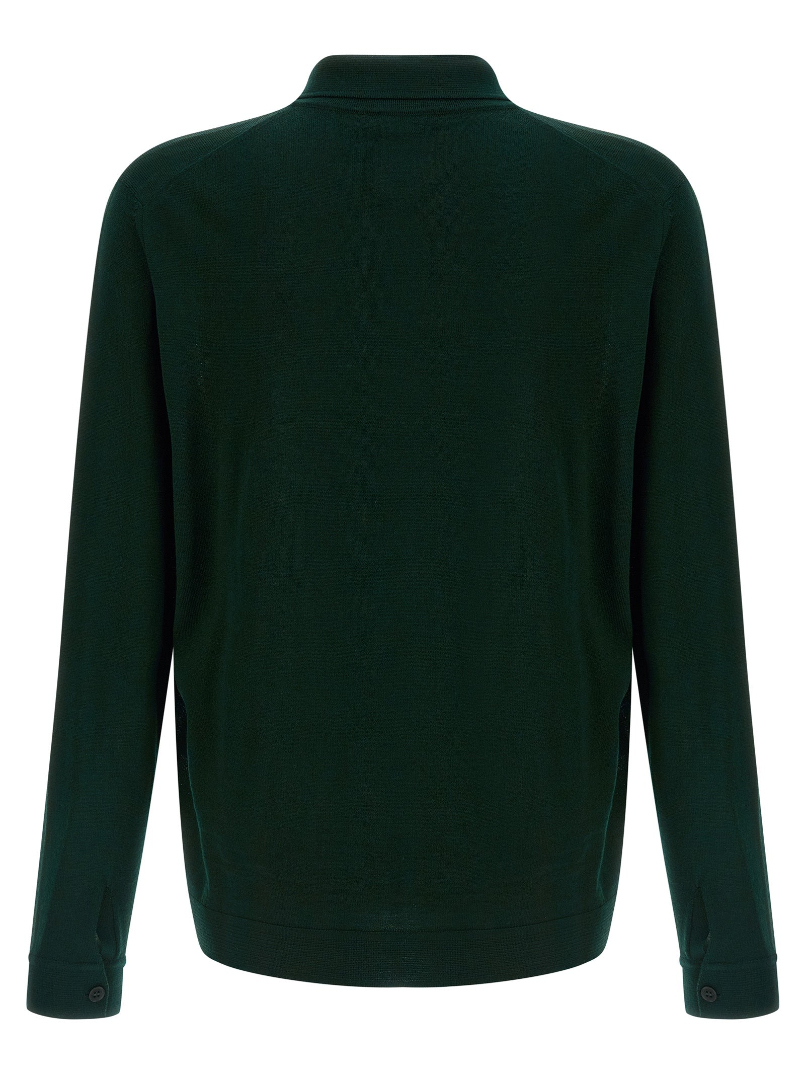 Roberto Collina Bicolor Merino Wool Men's Cardigan