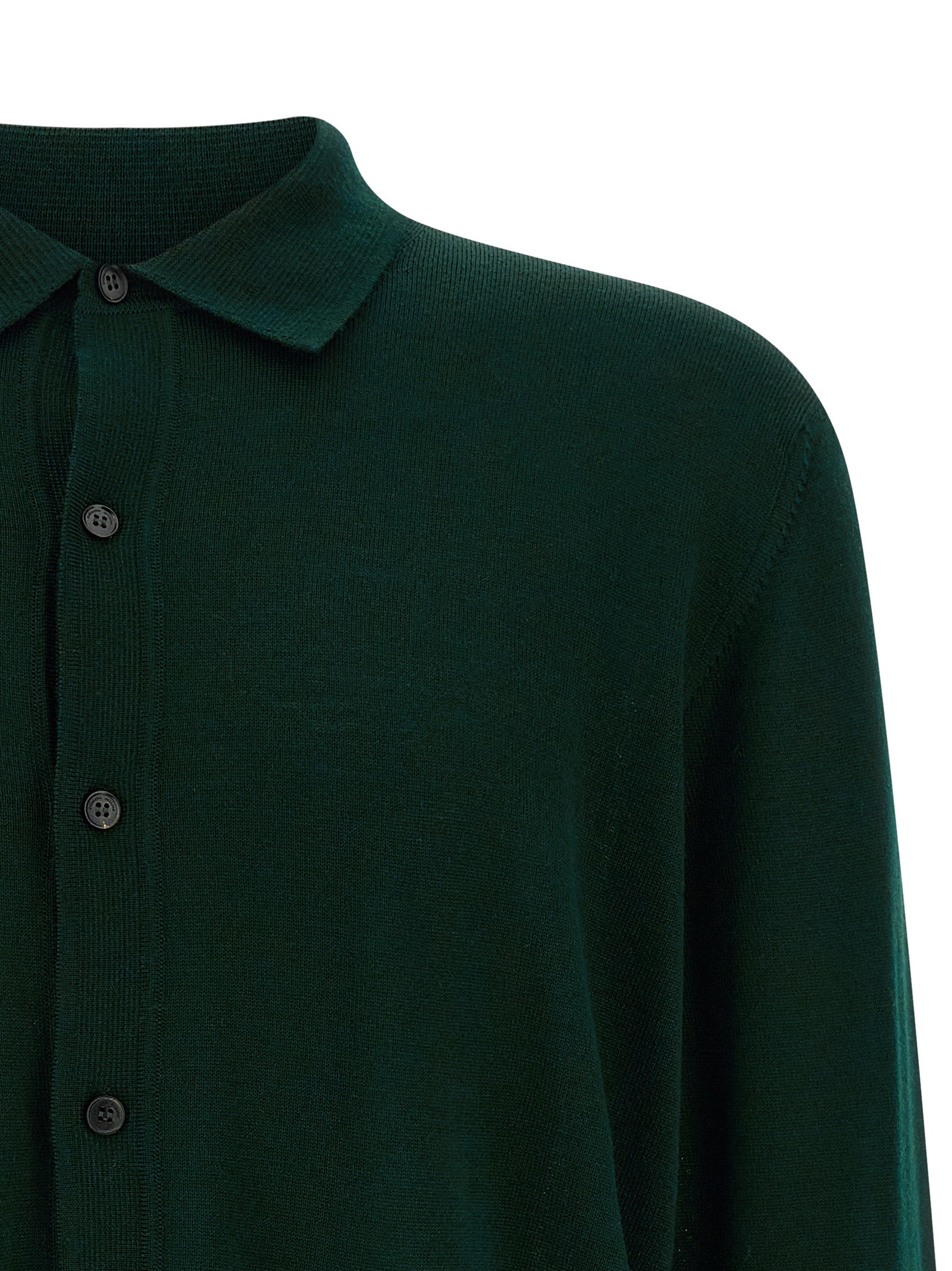 Roberto Collina Bicolor Merino Wool Men's Cardigan