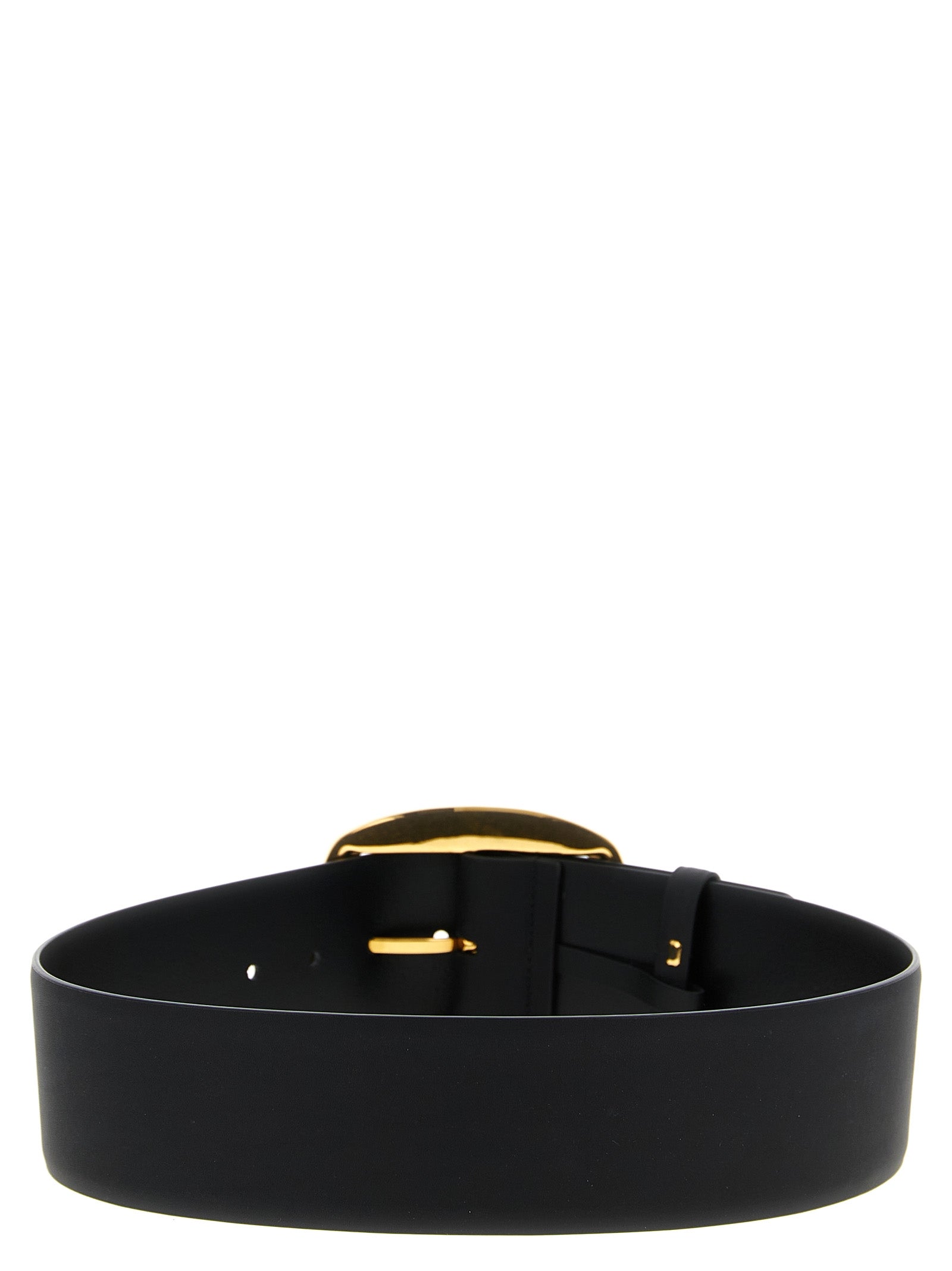 Dolce & Gabbana Black Calfskin Regular Women's Belt