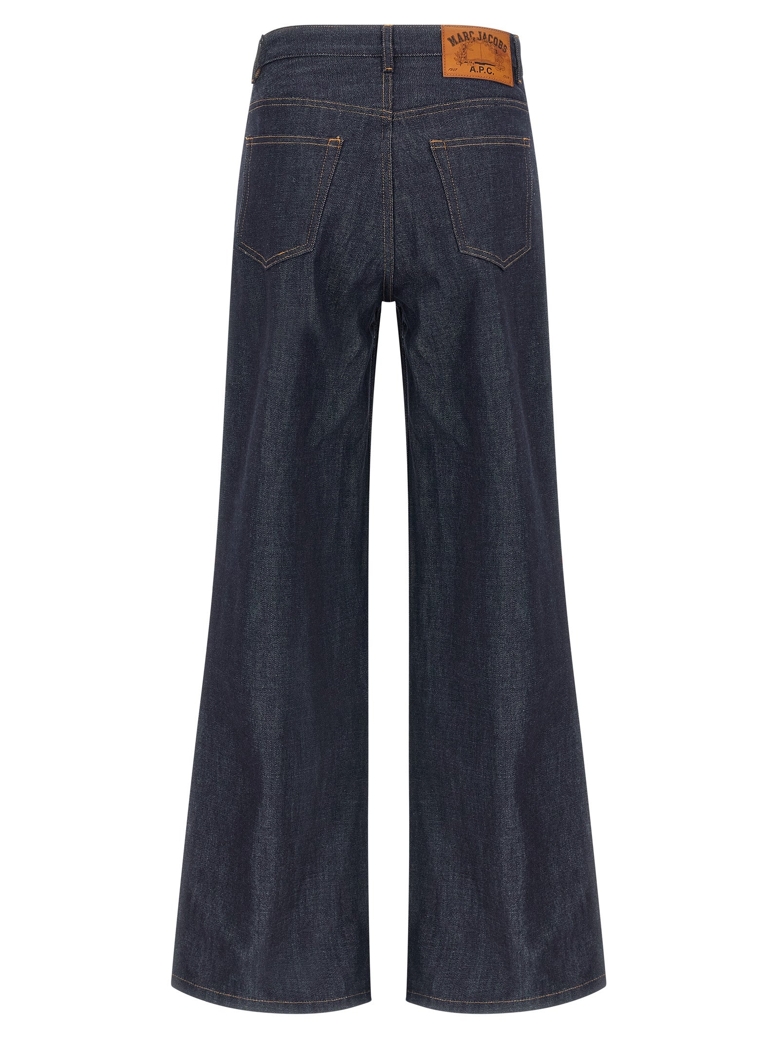 A.P.C. Blue Cotton Straight-Leg Women's Jeans