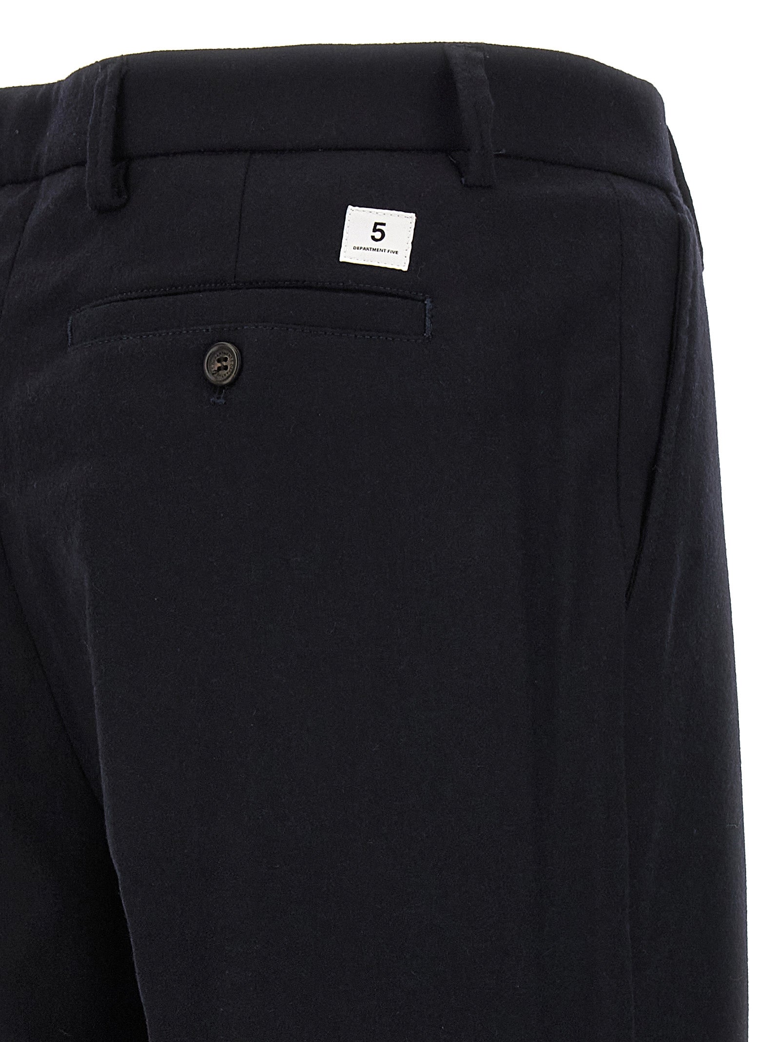 Department 5 Blue Wool Casual Men's Pants
