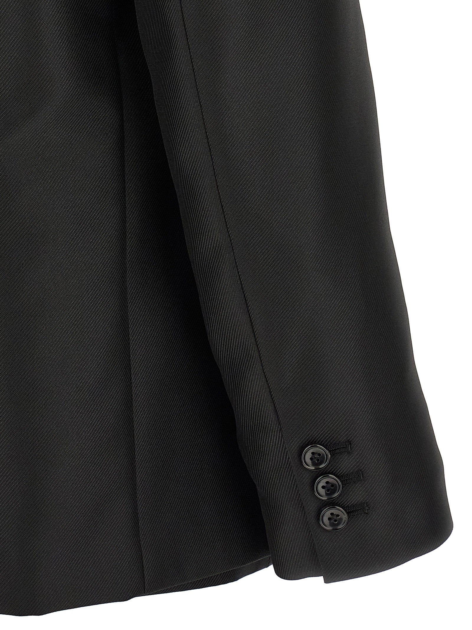 Comme Des Garçons Black Polyester Women's Blazer