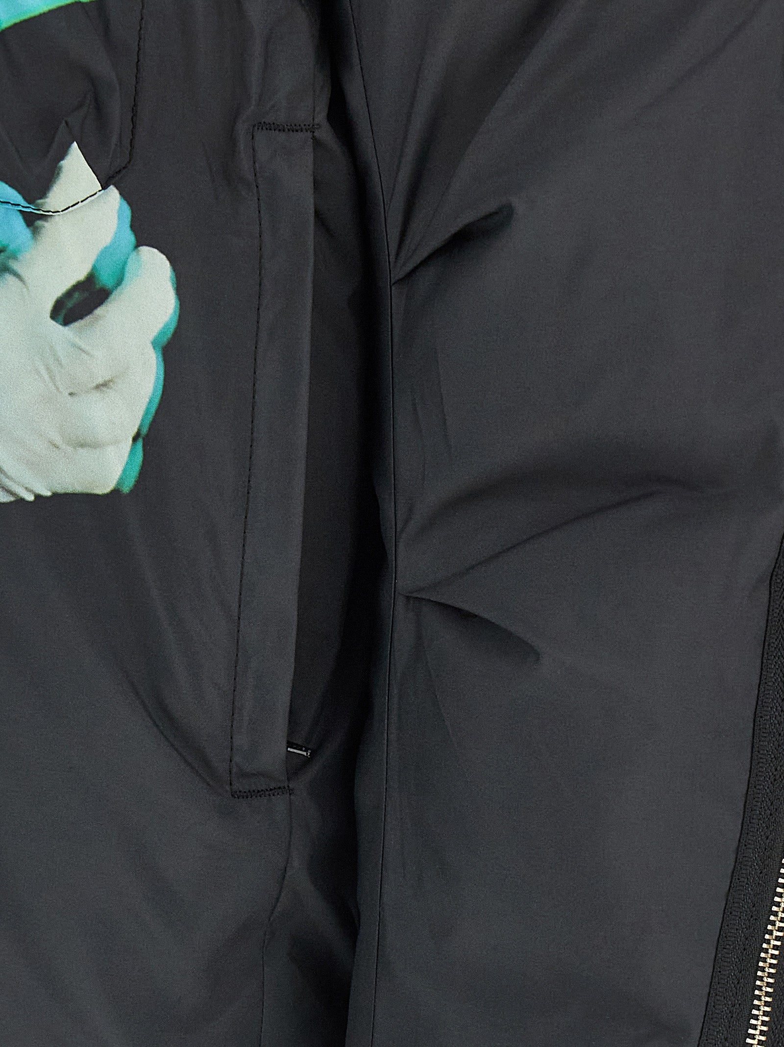 Undercover Black Polyester Shell Men's Jacket