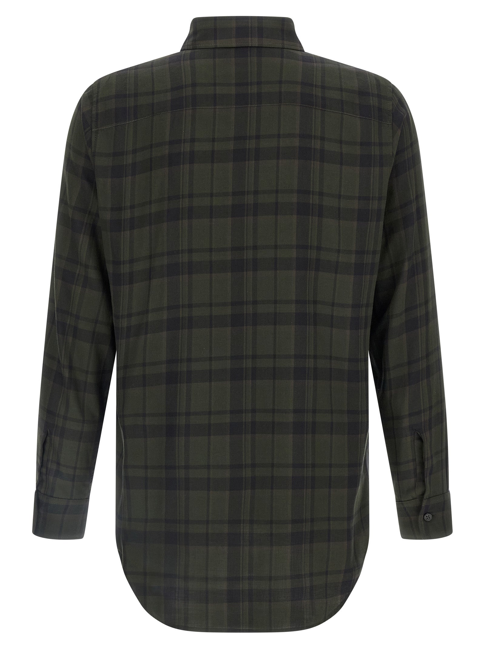 Saint Laurent Bicolor Cotton Men's Blouse