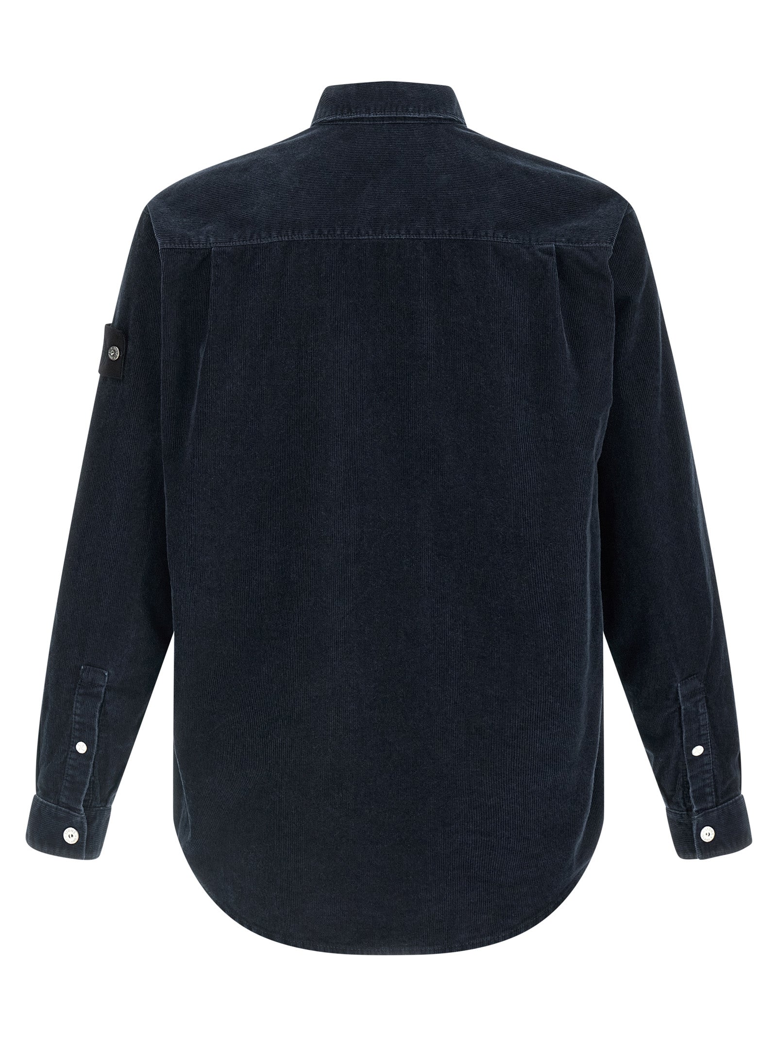 Stone Island Blue Cotton Men's Blouse