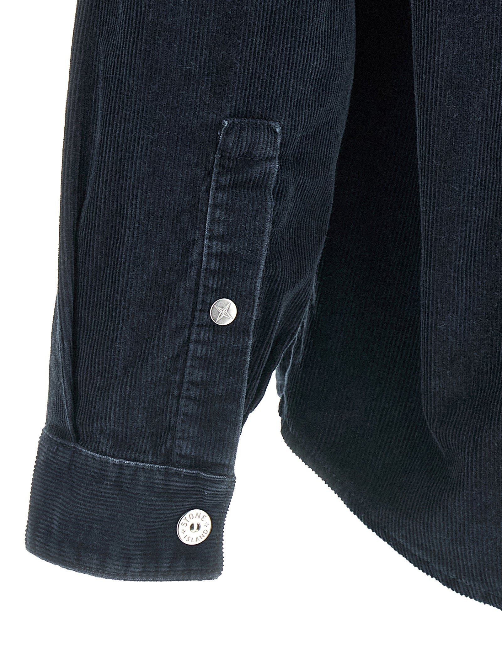 Stone Island Blue Cotton Men's Blouse