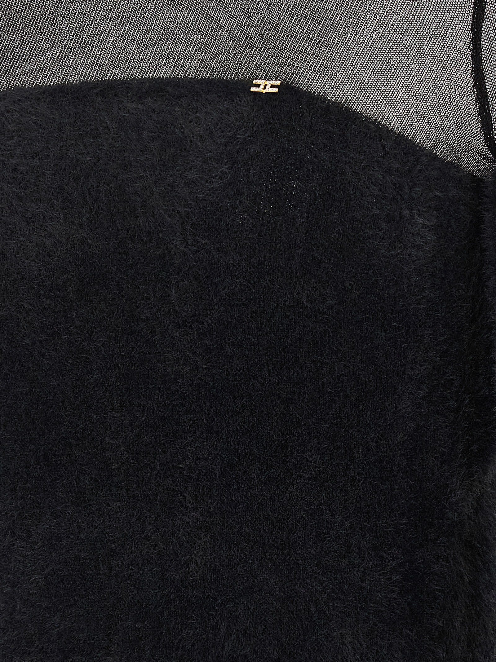 Elisabetta Franchi Black Polyamide Women's Cardigan