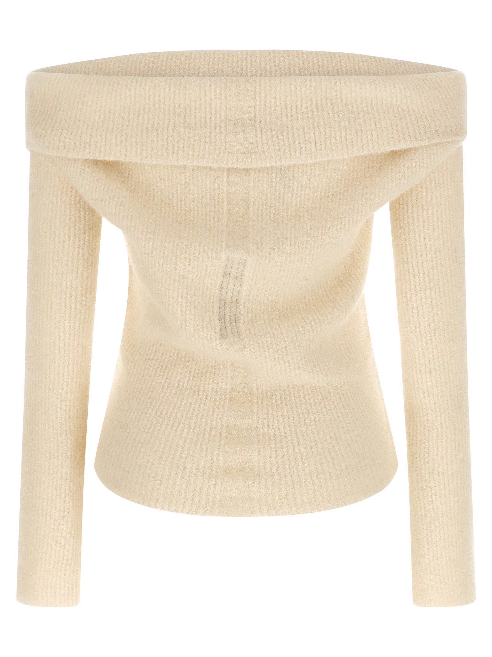 Rick Owens White Wool Women's Cardigan