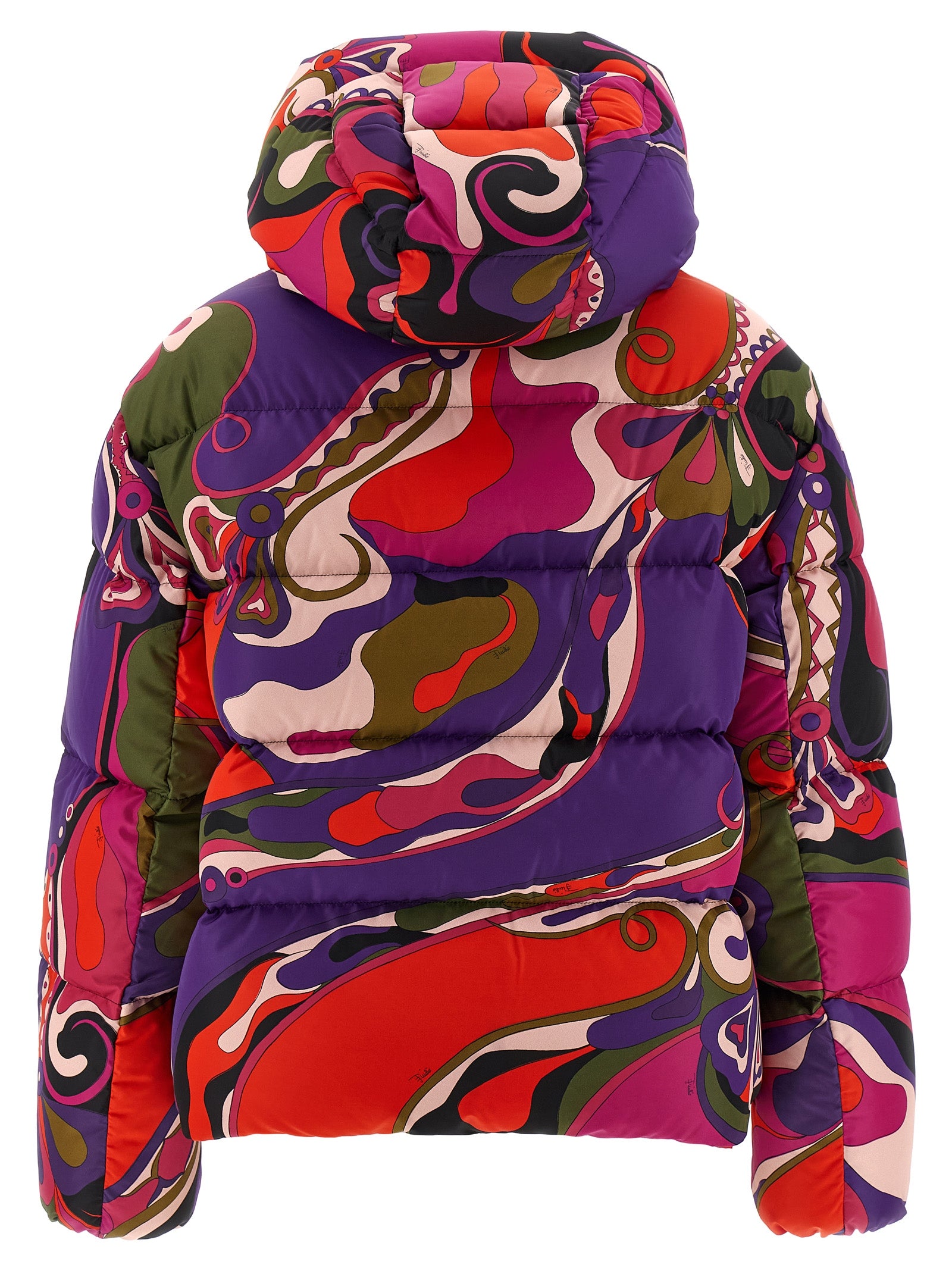 Emilio Pucci Multicolor Polyamide Full-Length Women's Jacket