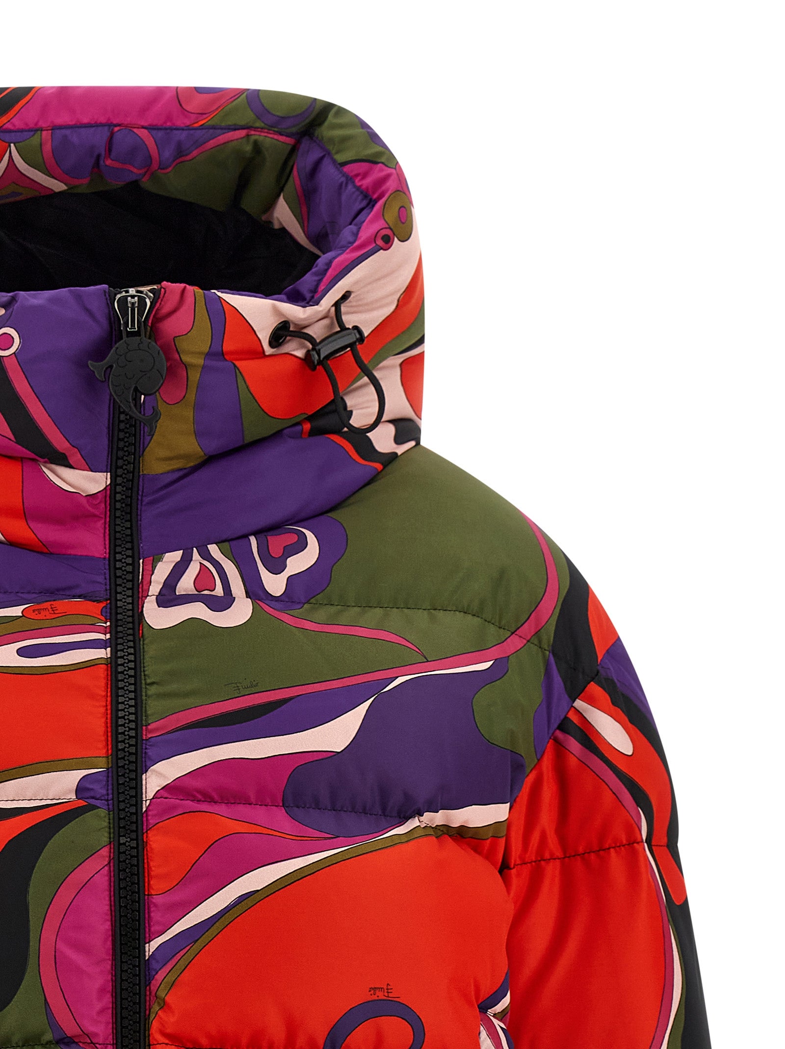 Emilio Pucci Multicolor Polyamide Full-Length Women's Jacket
