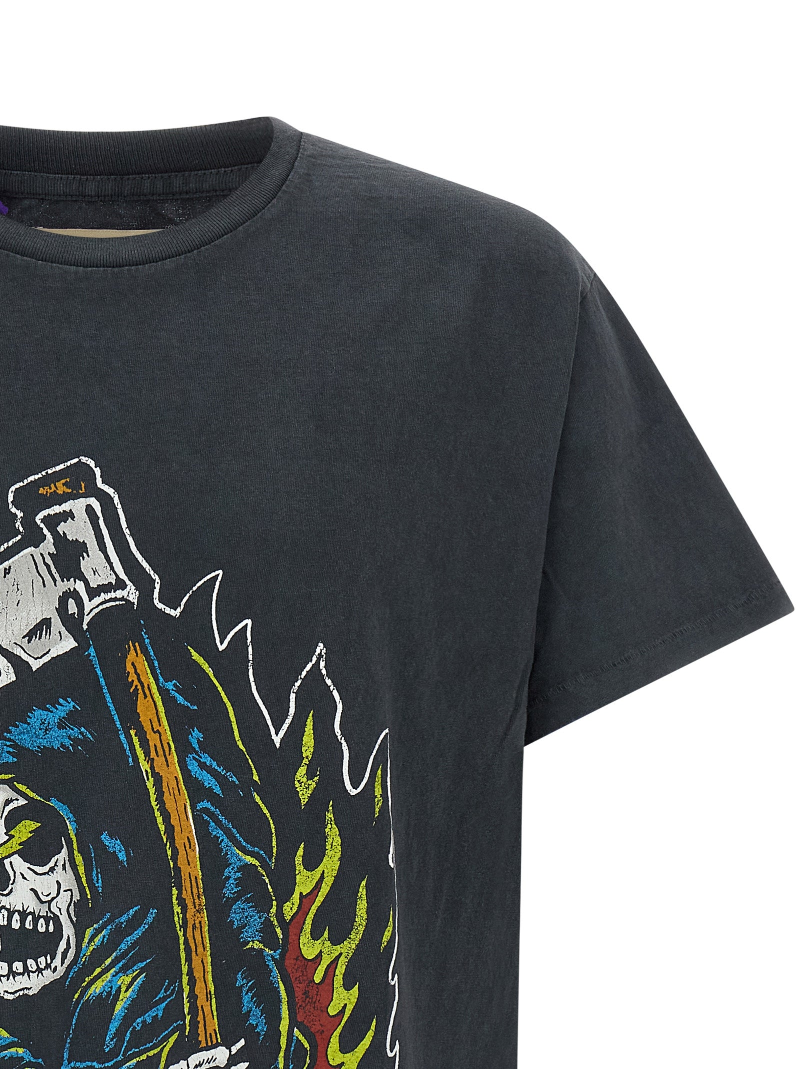 GALLERY DEPT. Gray Cotton Men's T-Shirt