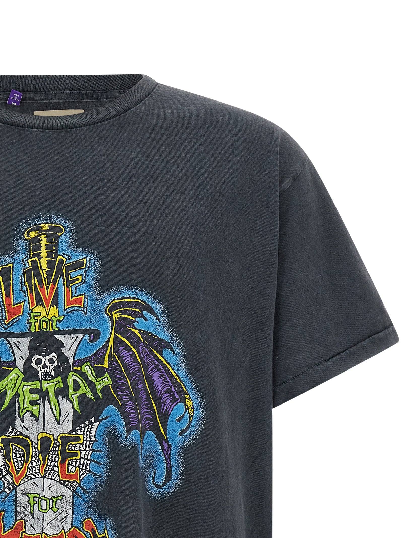 GALLERY DEPT. Black Cotton Men's T-Shirt