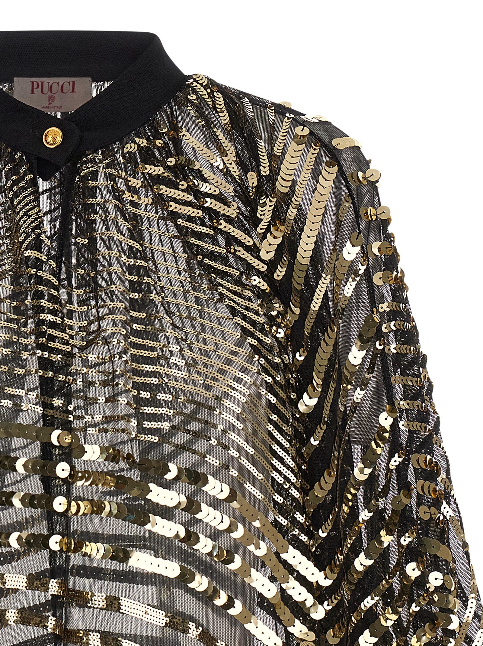 Emilio Pucci Black Polyamide Women's Blouse
