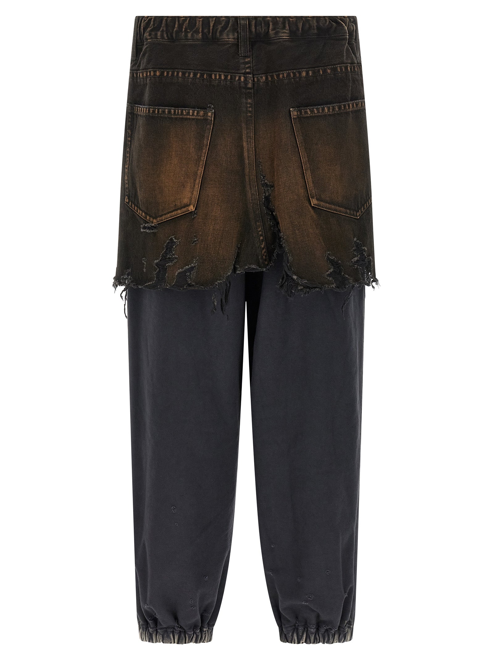 Maison Mihara Yasuhiro Black Cotton Casual Men's Pants