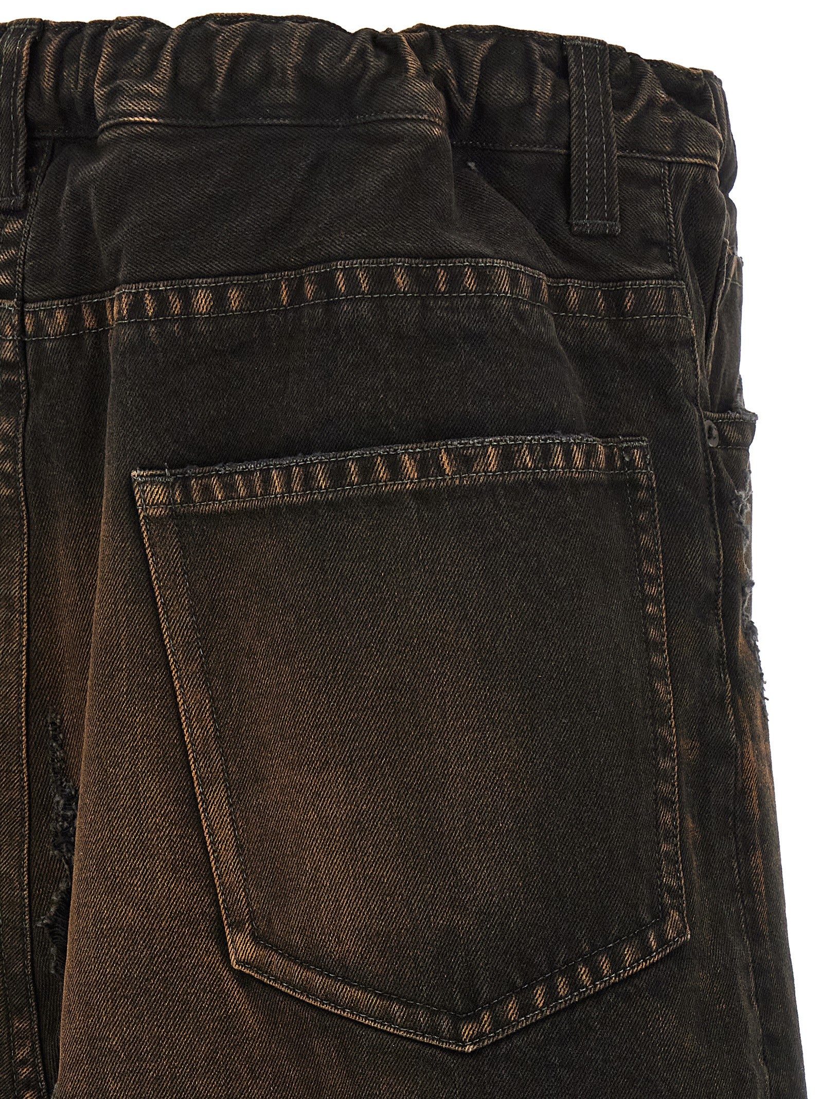 Maison Mihara Yasuhiro Black Cotton Casual Men's Pants