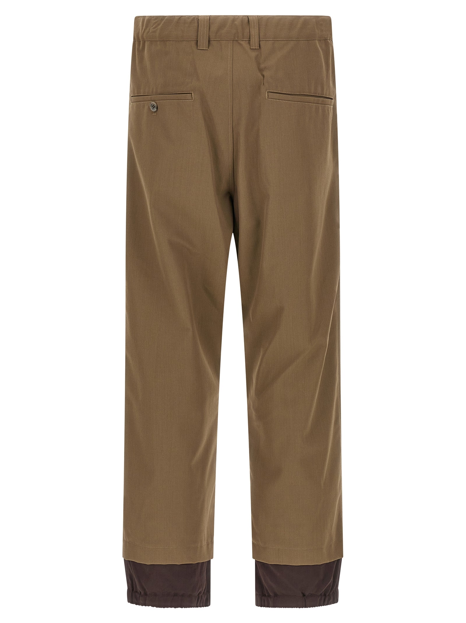 Maison Mihara Yasuhiro Bicolor Polyester Casual Men's Pants