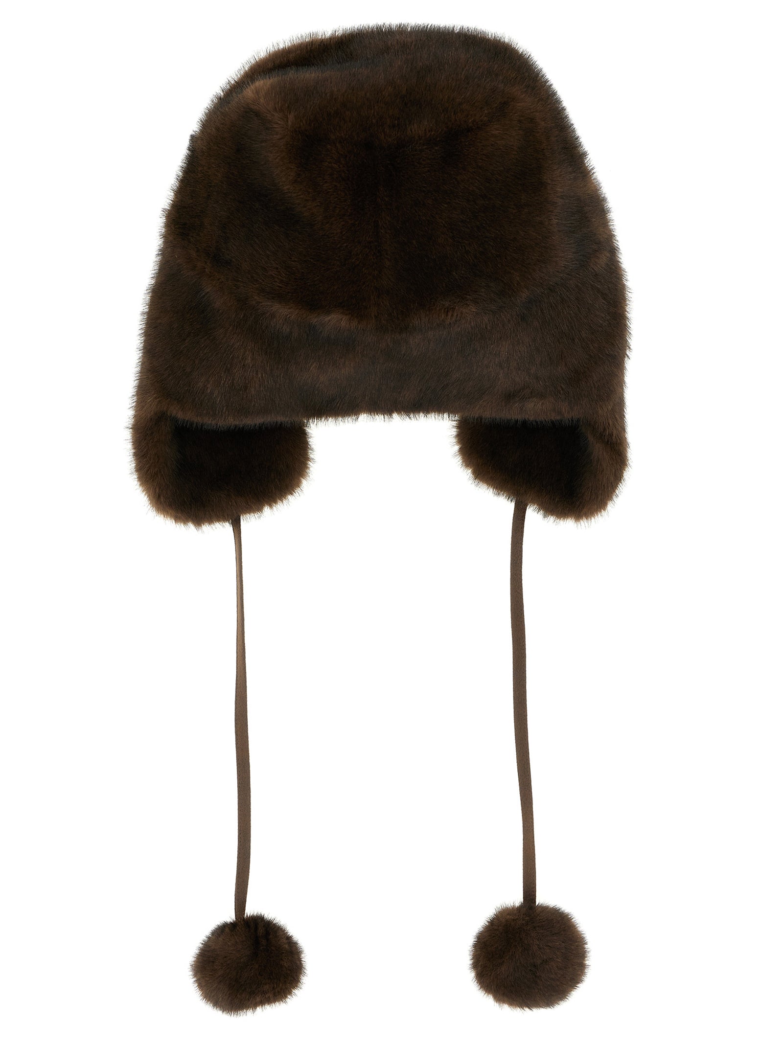 LOU ANDREA Brown Polyamide Ear Women's Muffs