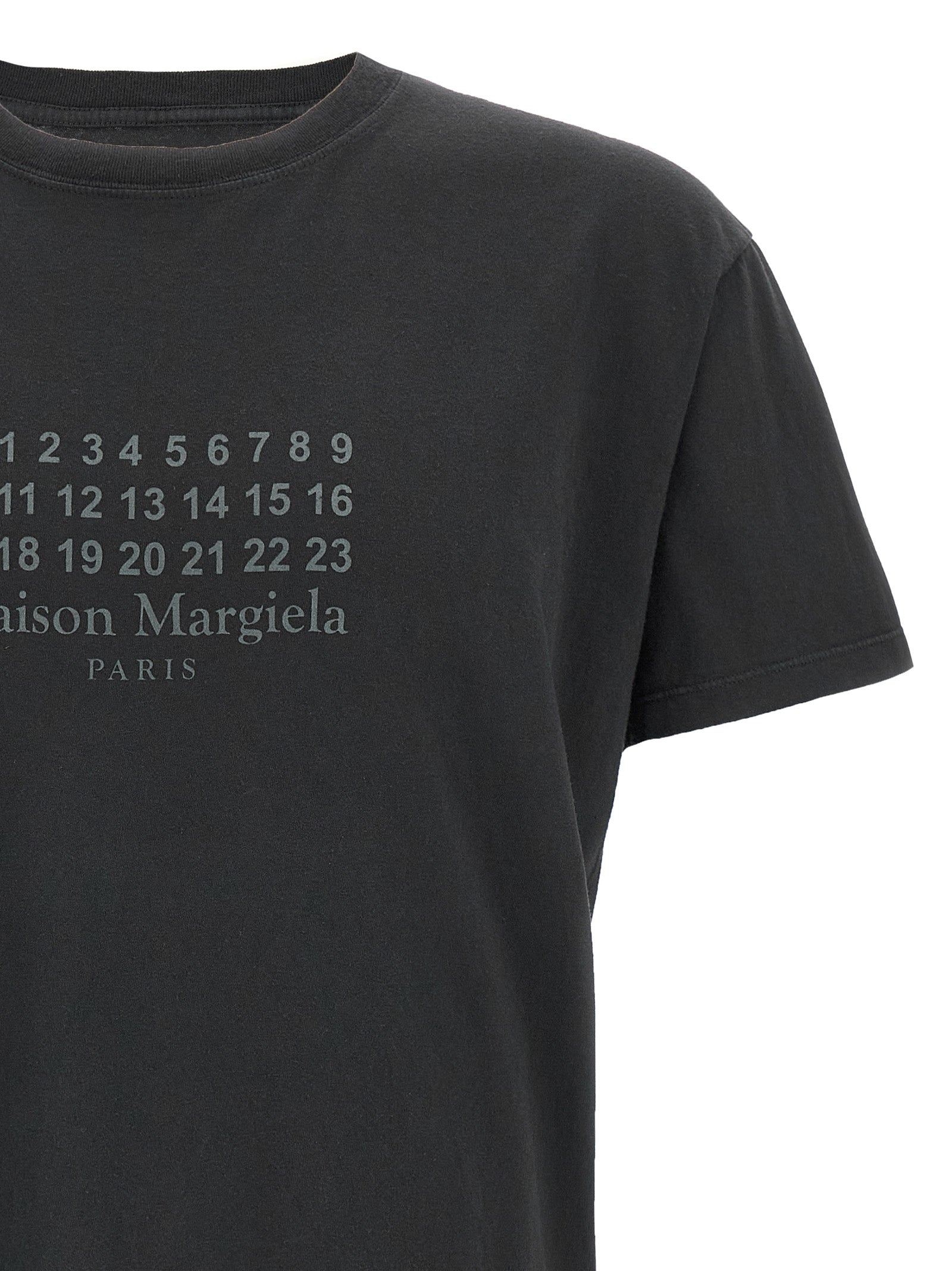 Maison Margiela Black Cotton Women's T-Shirt
