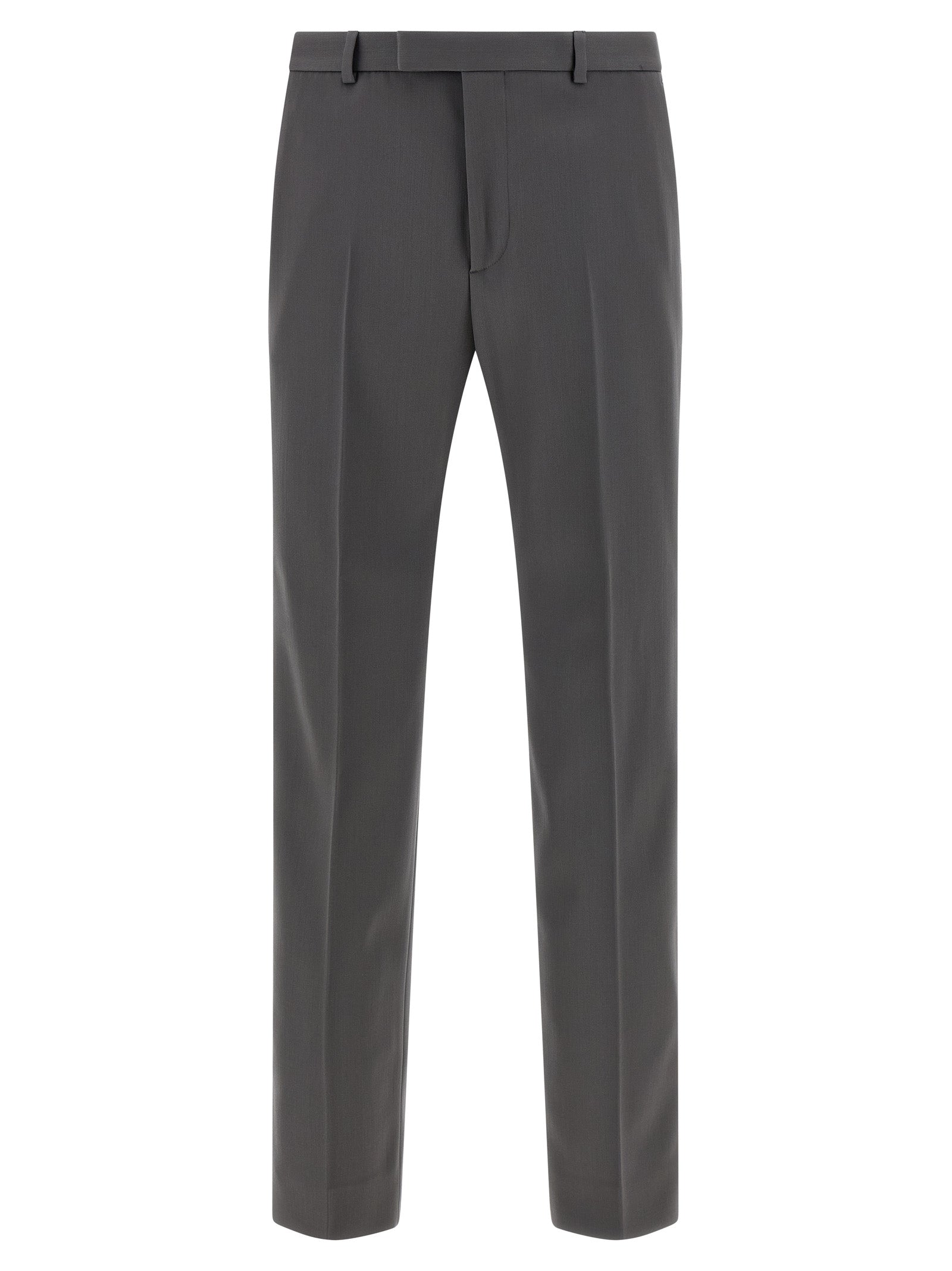 Gucci Gray Wool Dress Men's Pants