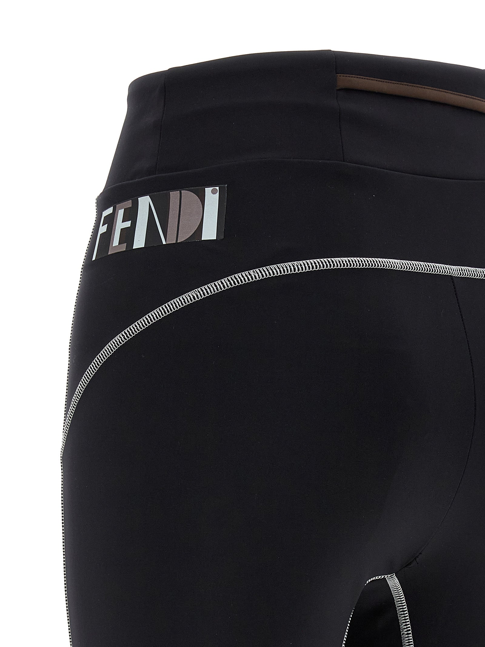 Fendi Black Polyamide Women's Leggings