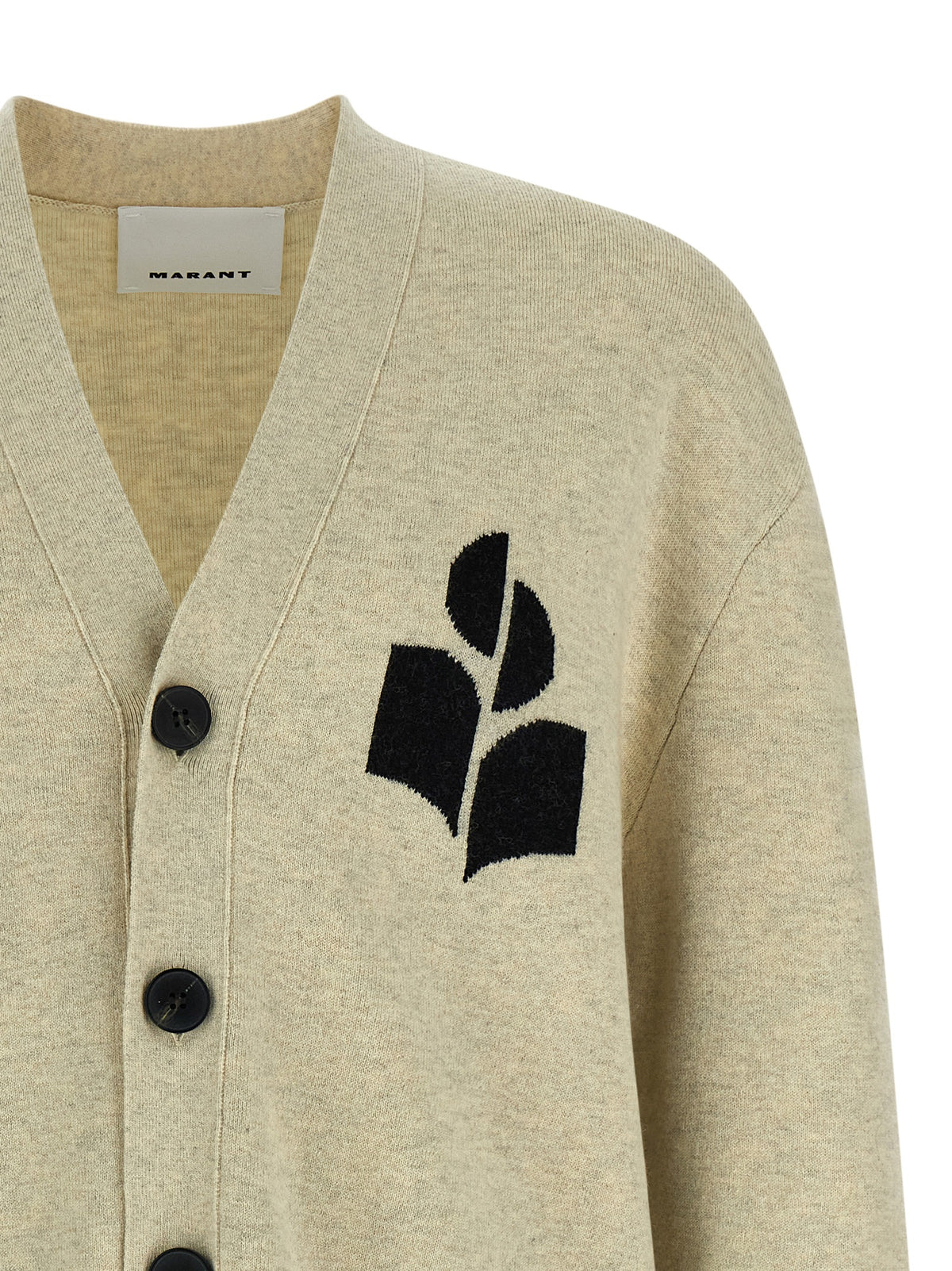 Isabel Marant Gray Cotton Men's Cardigan