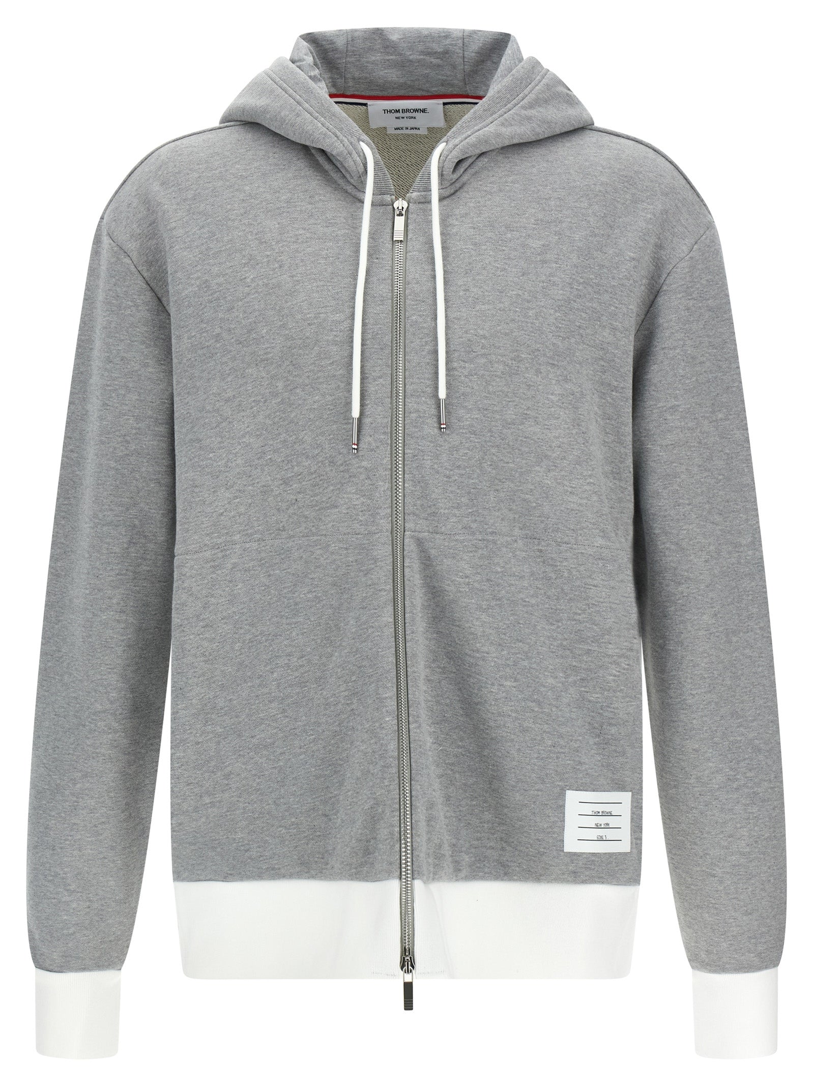 Thom Browne Gray Cotton Men's Sweatshirt