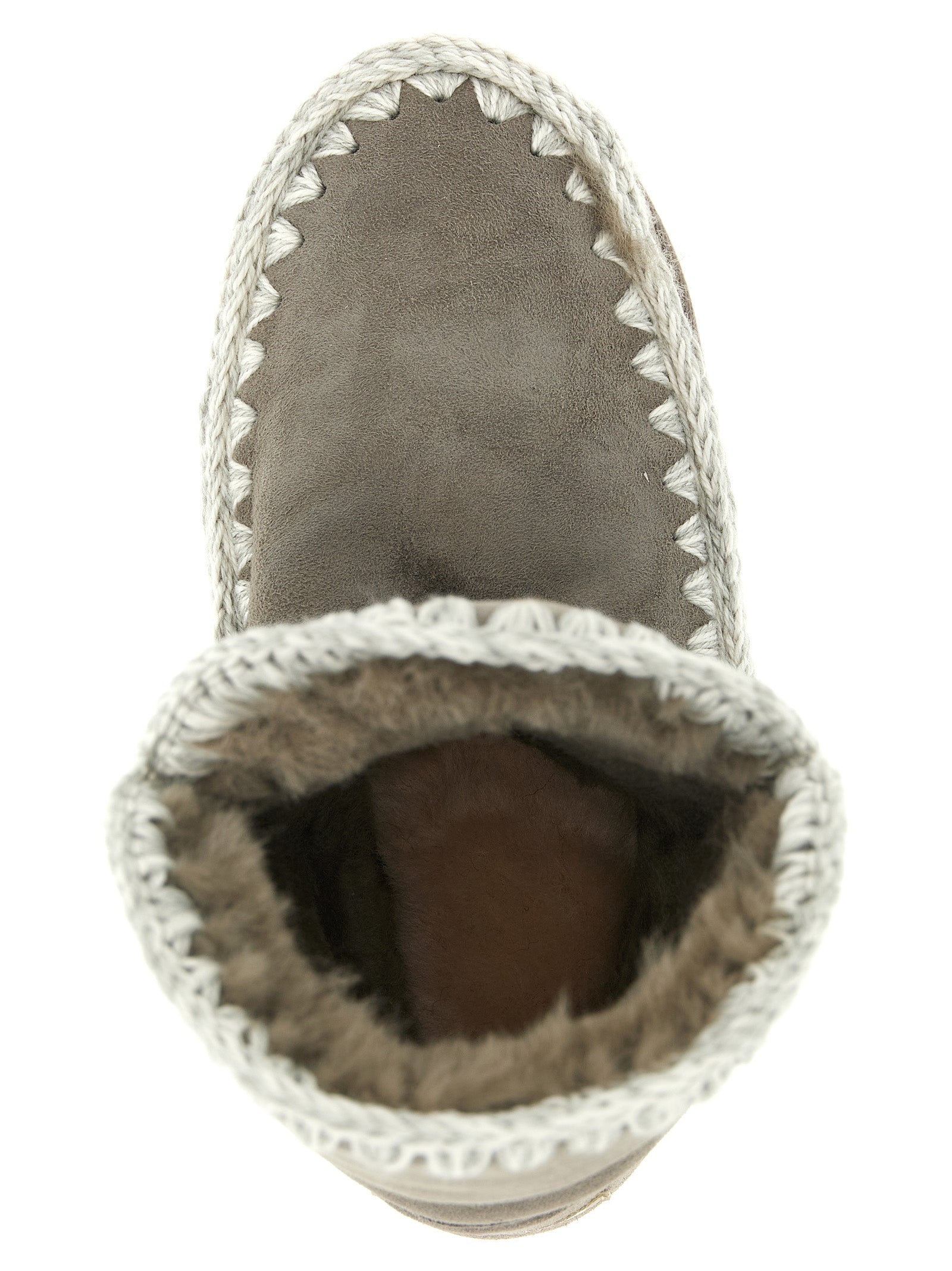Mou Gray Lambskin Ankle Women's Boots