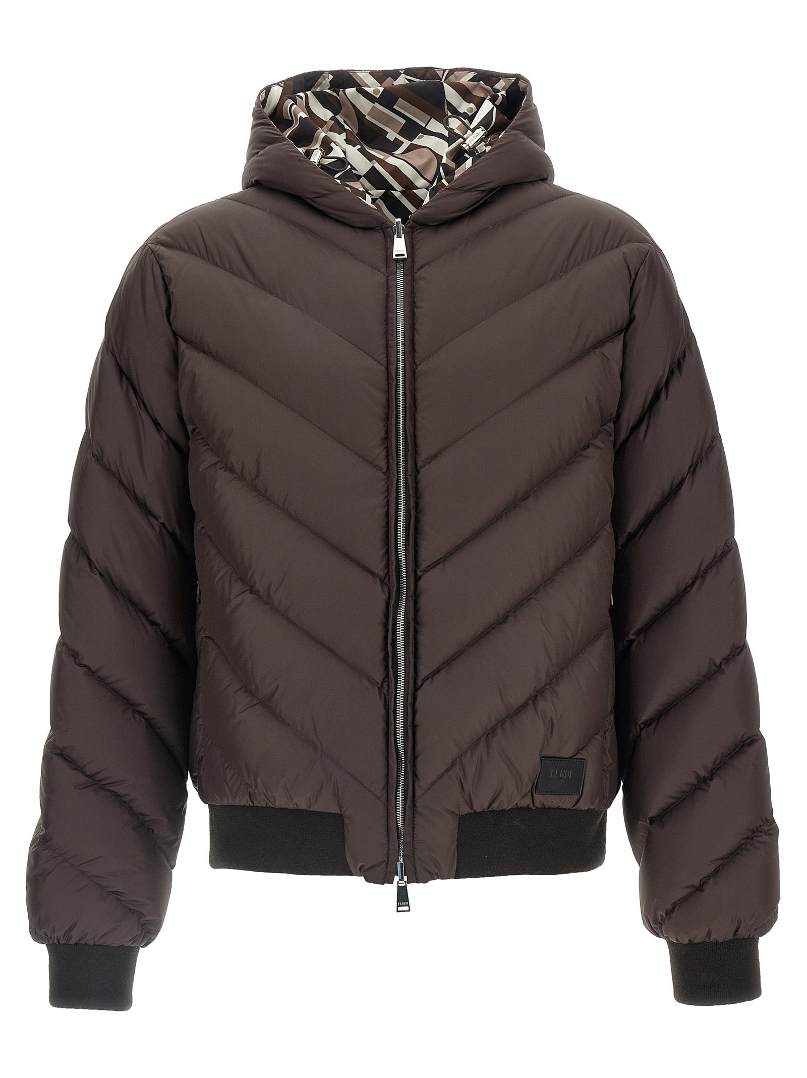 Fendi Multicolor Polyester Shell Men's Jacket