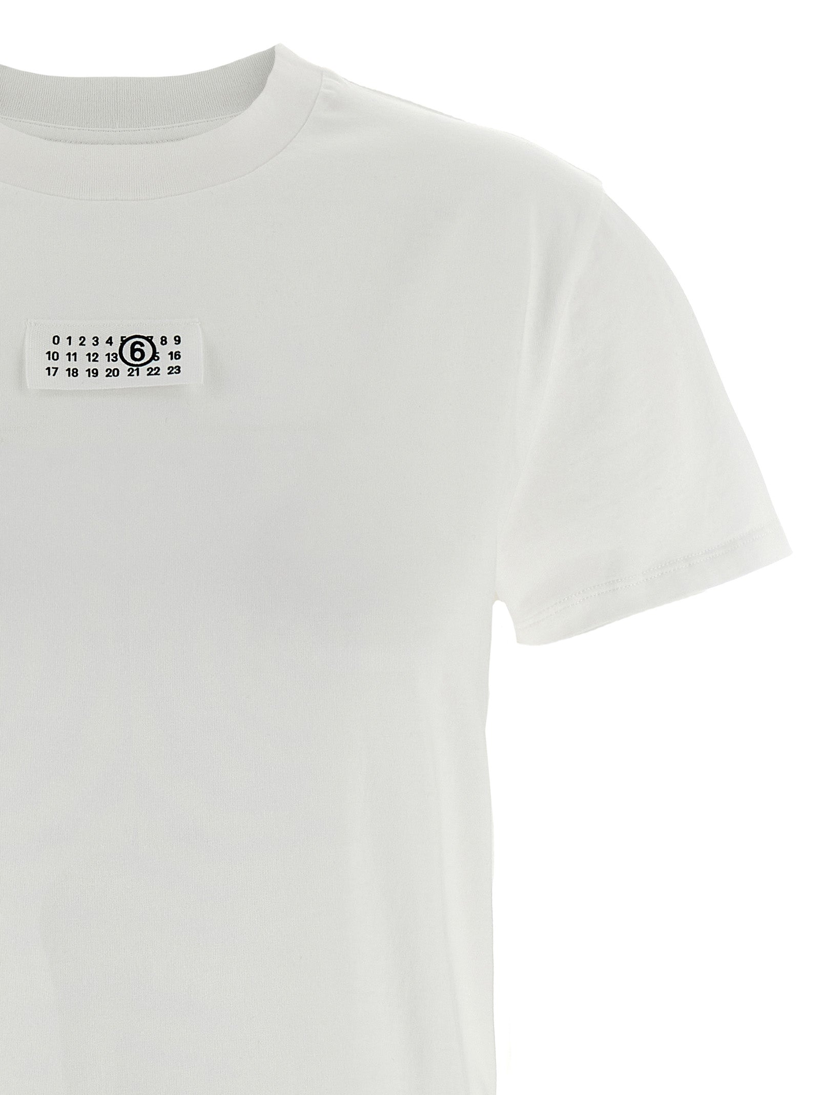 MM6 Maison Margiela White Cotton Women's T-Shirt